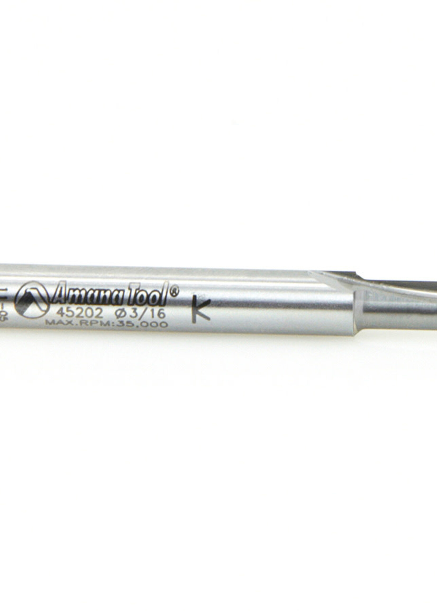 Amana Amana Solid Carbide Cutting Edge Straight Plunge High Production 3/16" Dia x 7/16" x 1/4" Shank