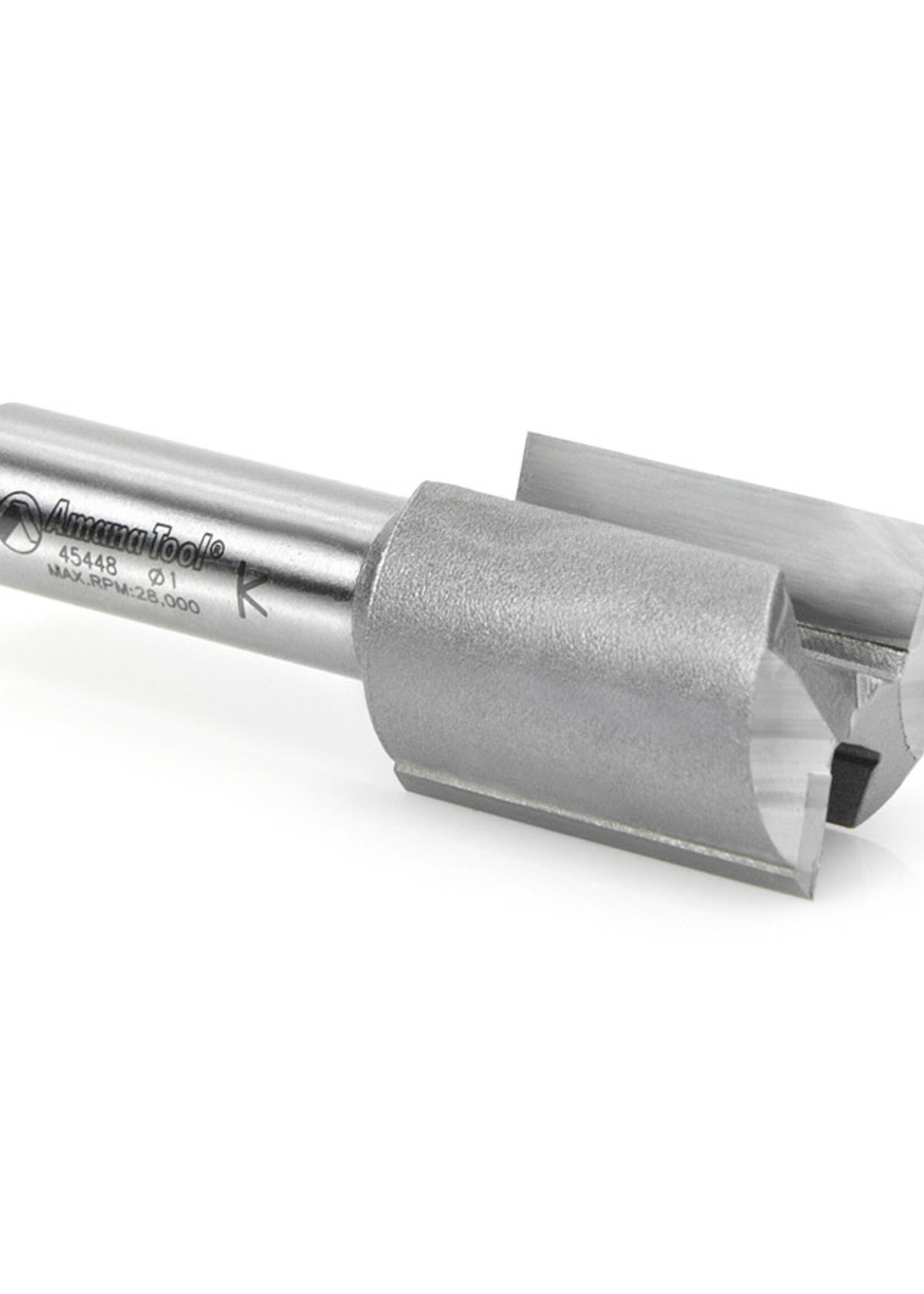 Amana Amana Carbide Tipped Straight Plunge High Production 1" Dia x 1-1/4" x 1/2" Shank