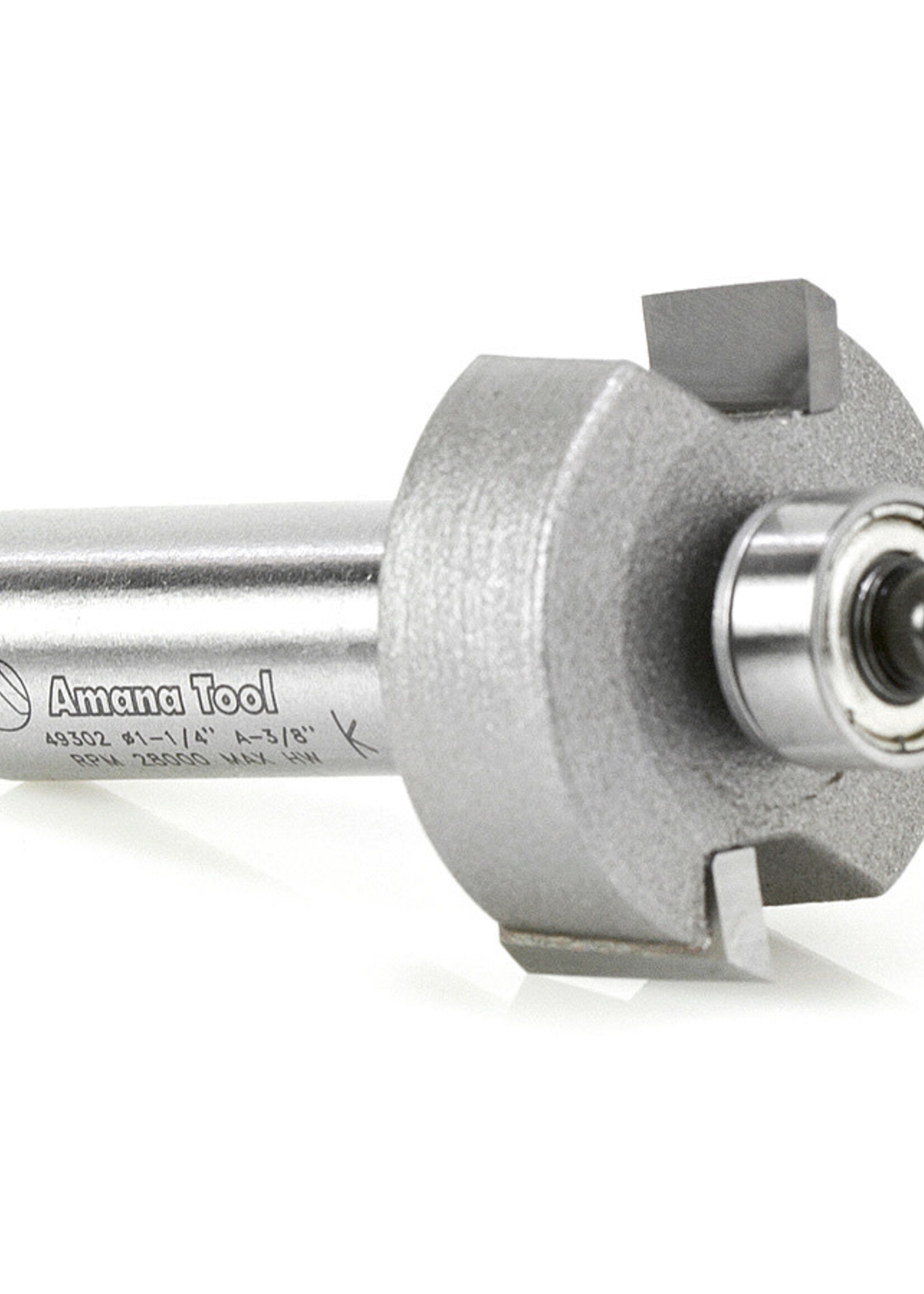 Amana Amana Rabbeting 3/8" Depth x 1-1/4" Dia x 1/2" x 1/2" Shank