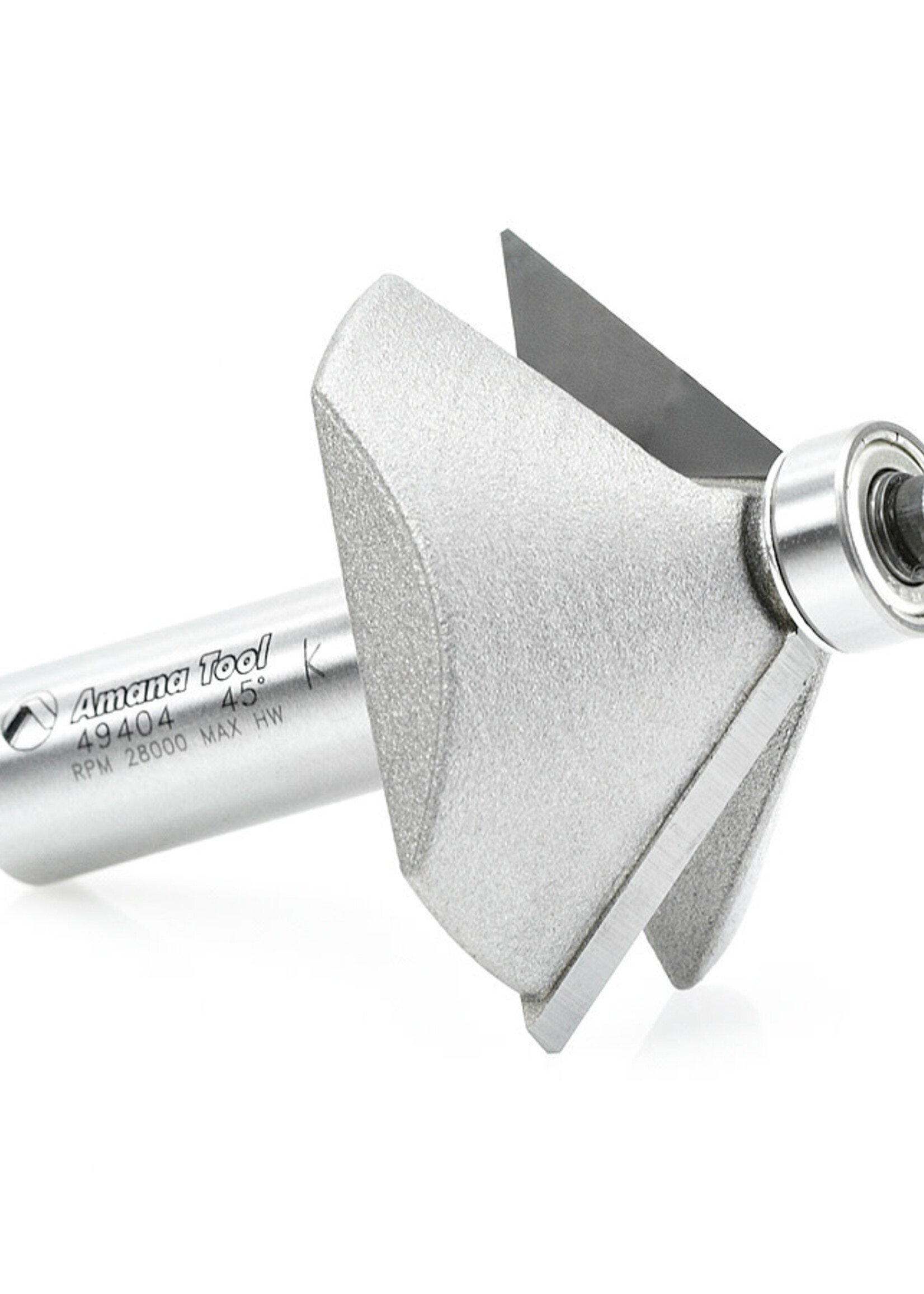 Amana Amana Carbide Tipped Chamfer 45 Deg x 1-31/32" Dia x 3/4" x 1/2" Shank