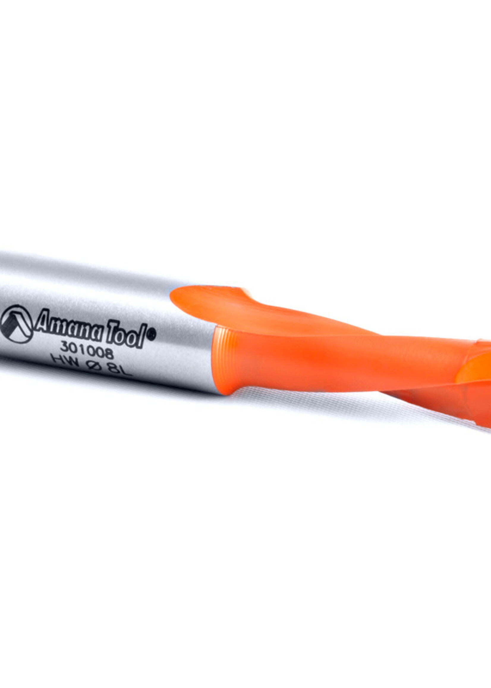 Amana Amana Carbide Tipped Brad Point Boring Bit L/H 8mm Dia x 57mm Long x 10mm Shank