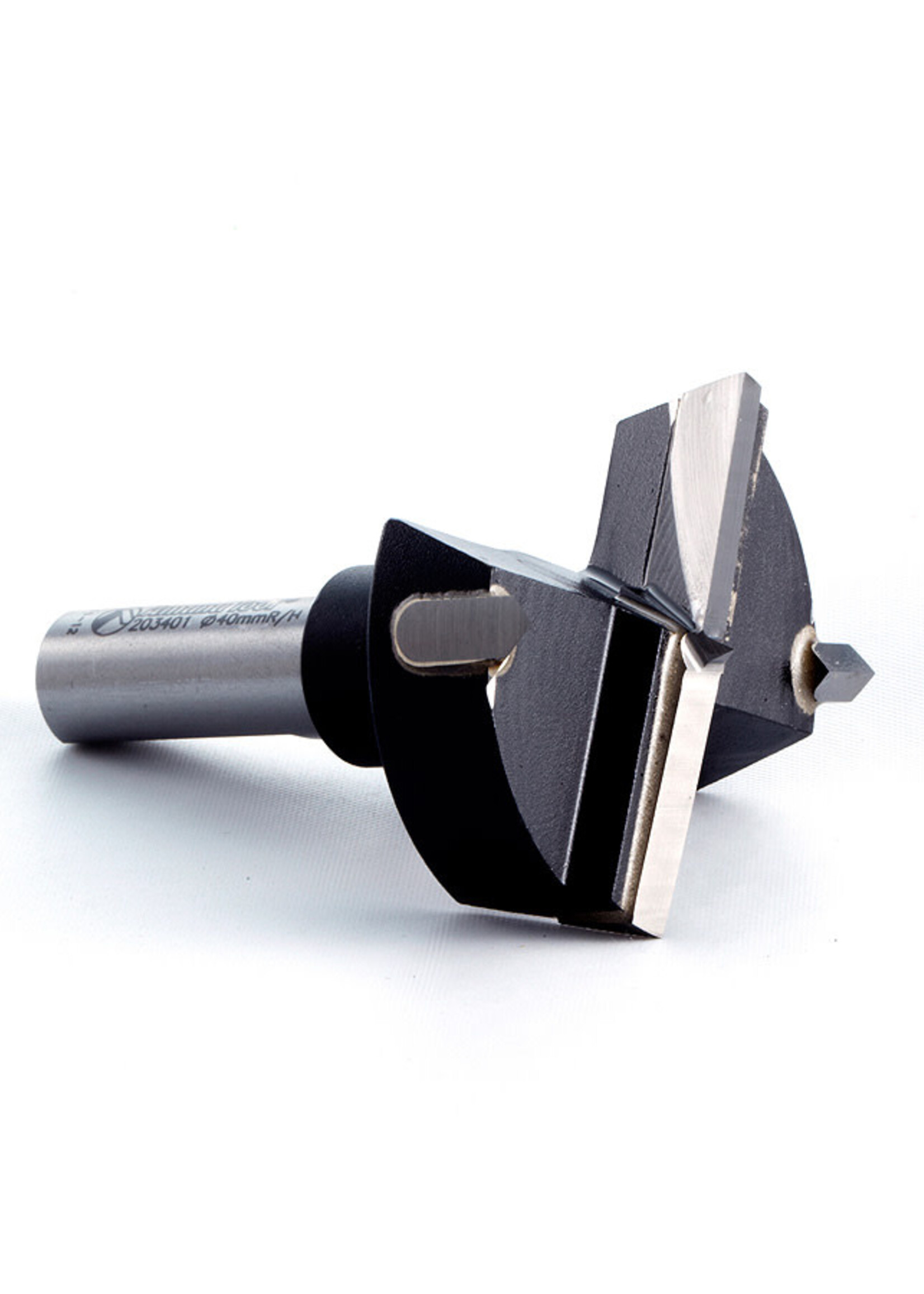 Amana Amana Carbide Tipped Hinge Boring Bit R/H 40mm Dia x 57mm Long x 10mm Shank