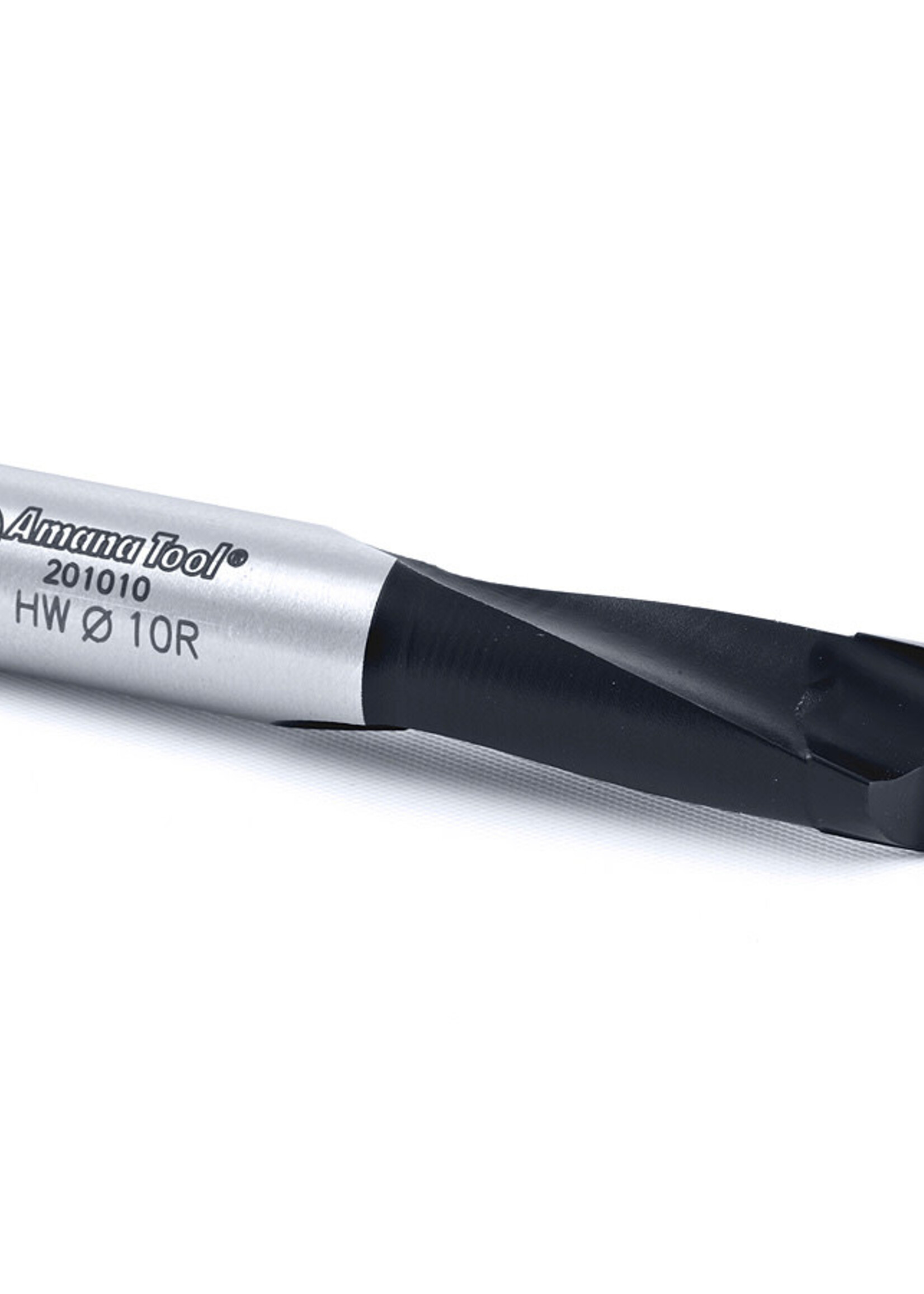 Amana Amana Carbide Tipped Brad Point Boring Bit R/H 10mm Dia x 57mm Long x 10mm Shank