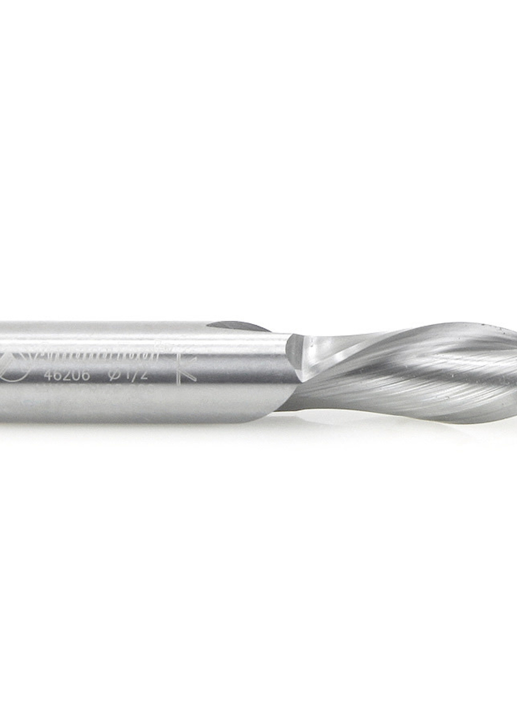 Amana Amana Solid Carbide Spiral Plunge 1/2" Dia x 1-1/4" x 1/2" Shank Down-Cut