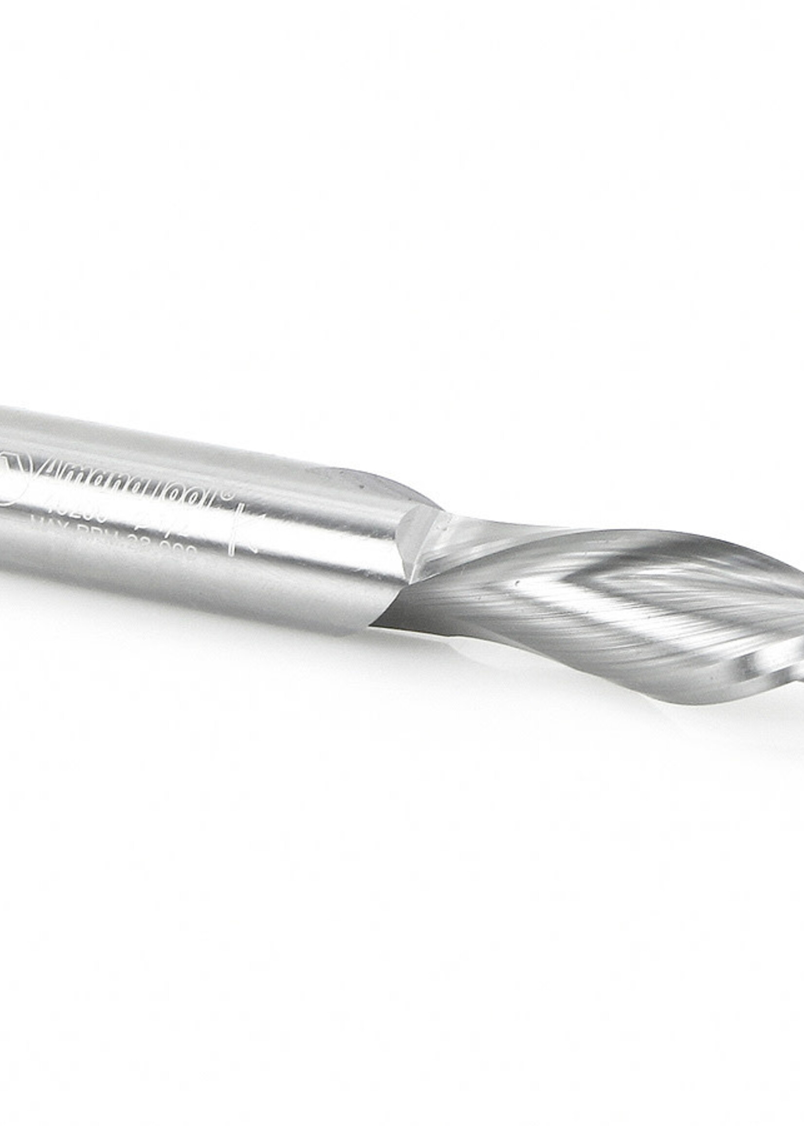 Amana Amana Solid Carbide Spiral Plunge 1/2" Dia x 1-1/4" x 1/2" Shank Down-Cut