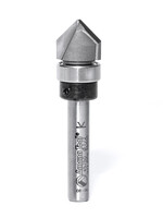 Amana Amana Carbide Tipped V-Groove 90 Deg x 1/2" Dia x 1/4" x 1/4" Shank with Upper BB
