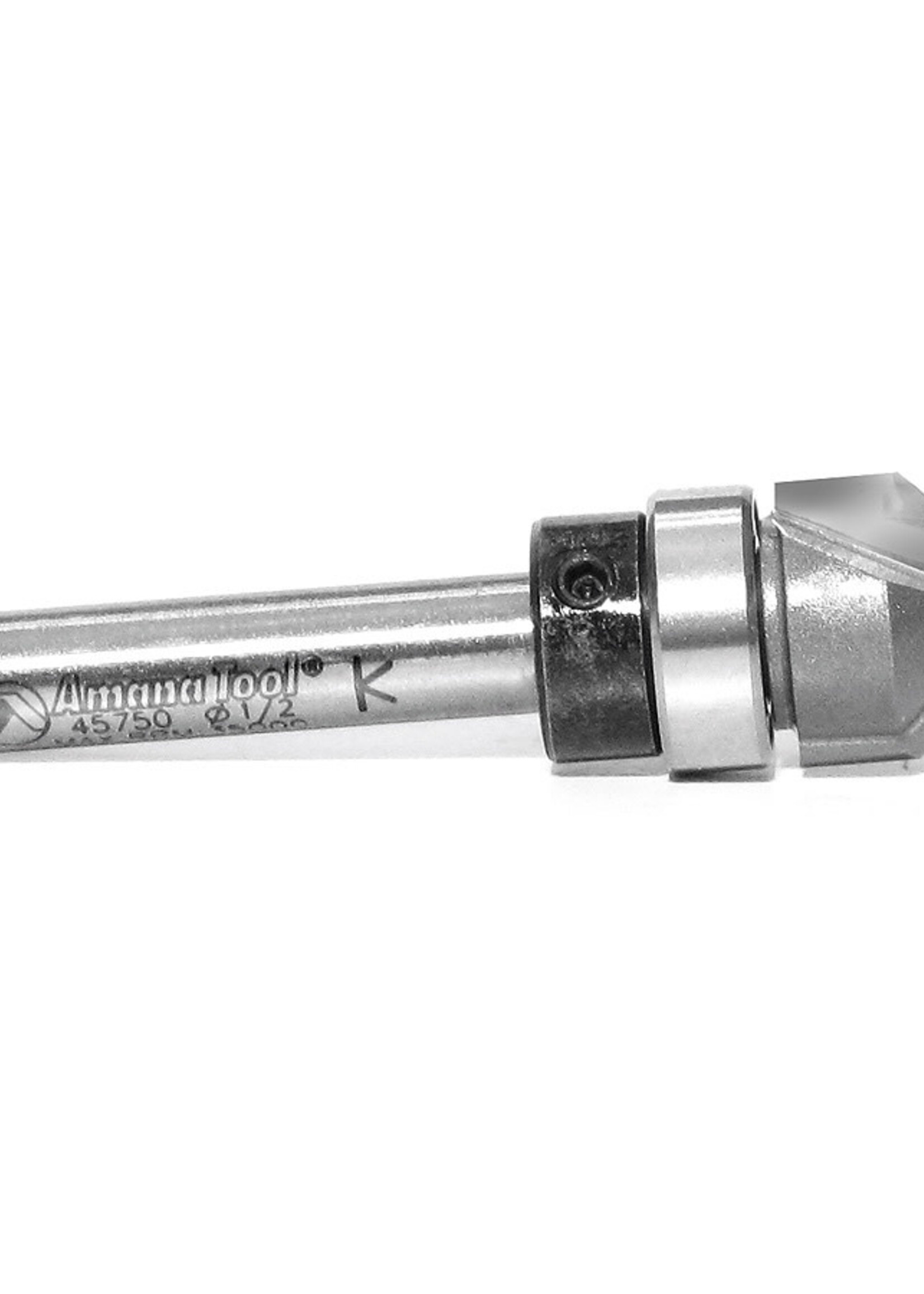 Amana Amana Carbide Tipped V-Groove 90 Deg x 1/2" Dia x 1/4" x 1/4" Shank with Upper BB