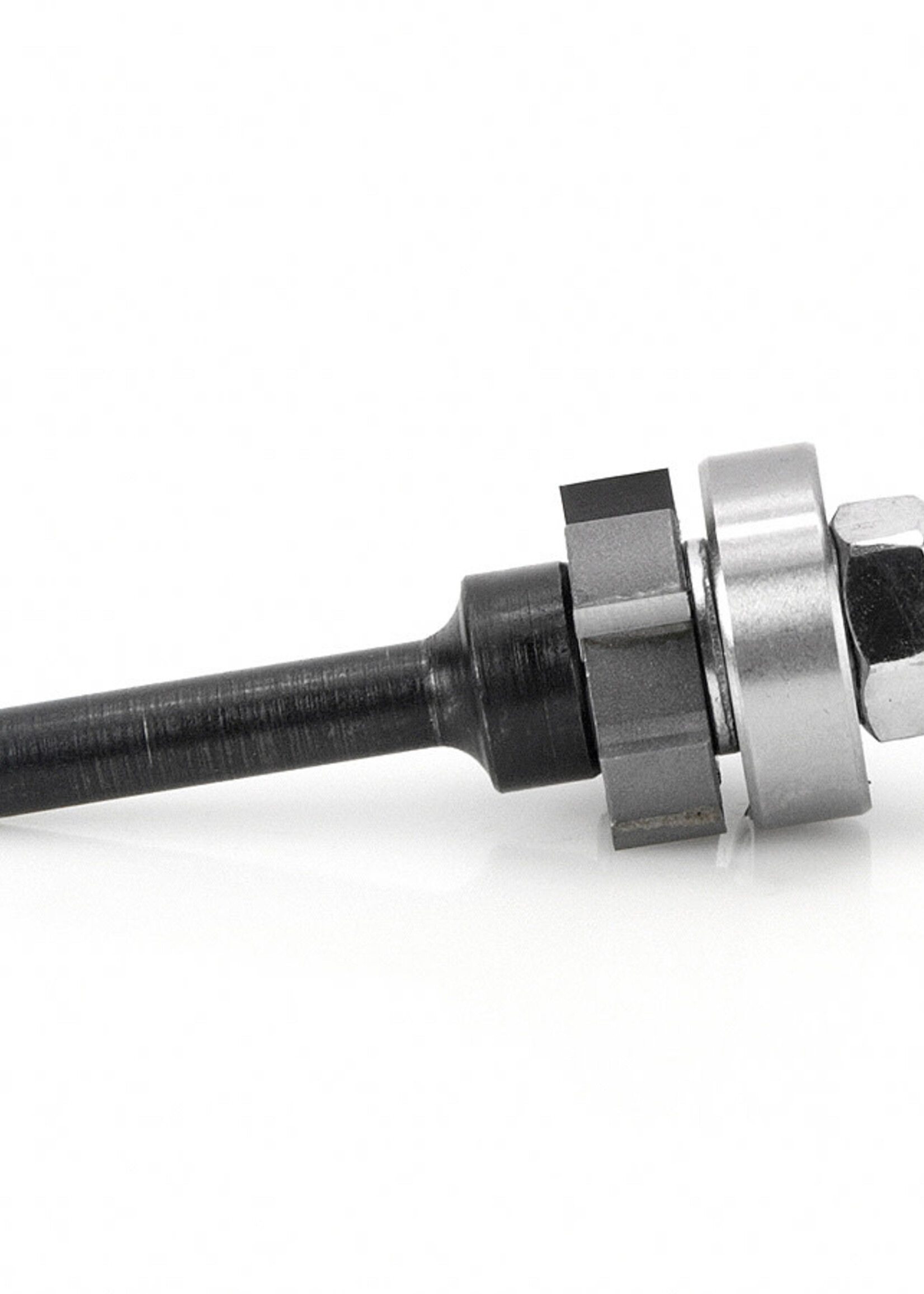 Amana Amana Carbide Tipped 4 Wing Flush Trim Single Bevel Cutter Assembly 7/8" Dia x 1/4" x 1/4" Shank