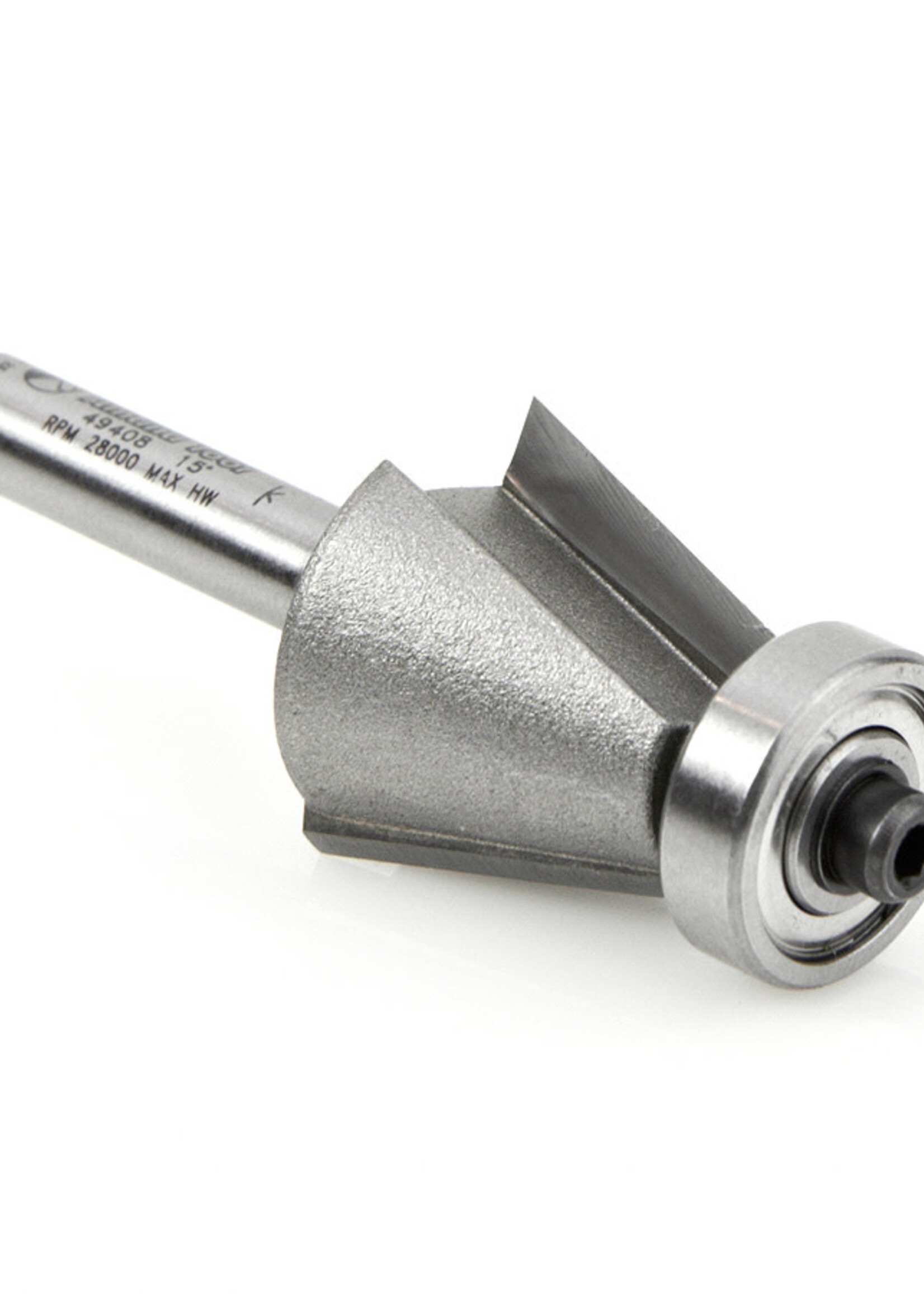 Amana Amana Carbide Tipped Chamfer 15 Deg x 7/8" Dia x 3/4" x 1/4" Shank