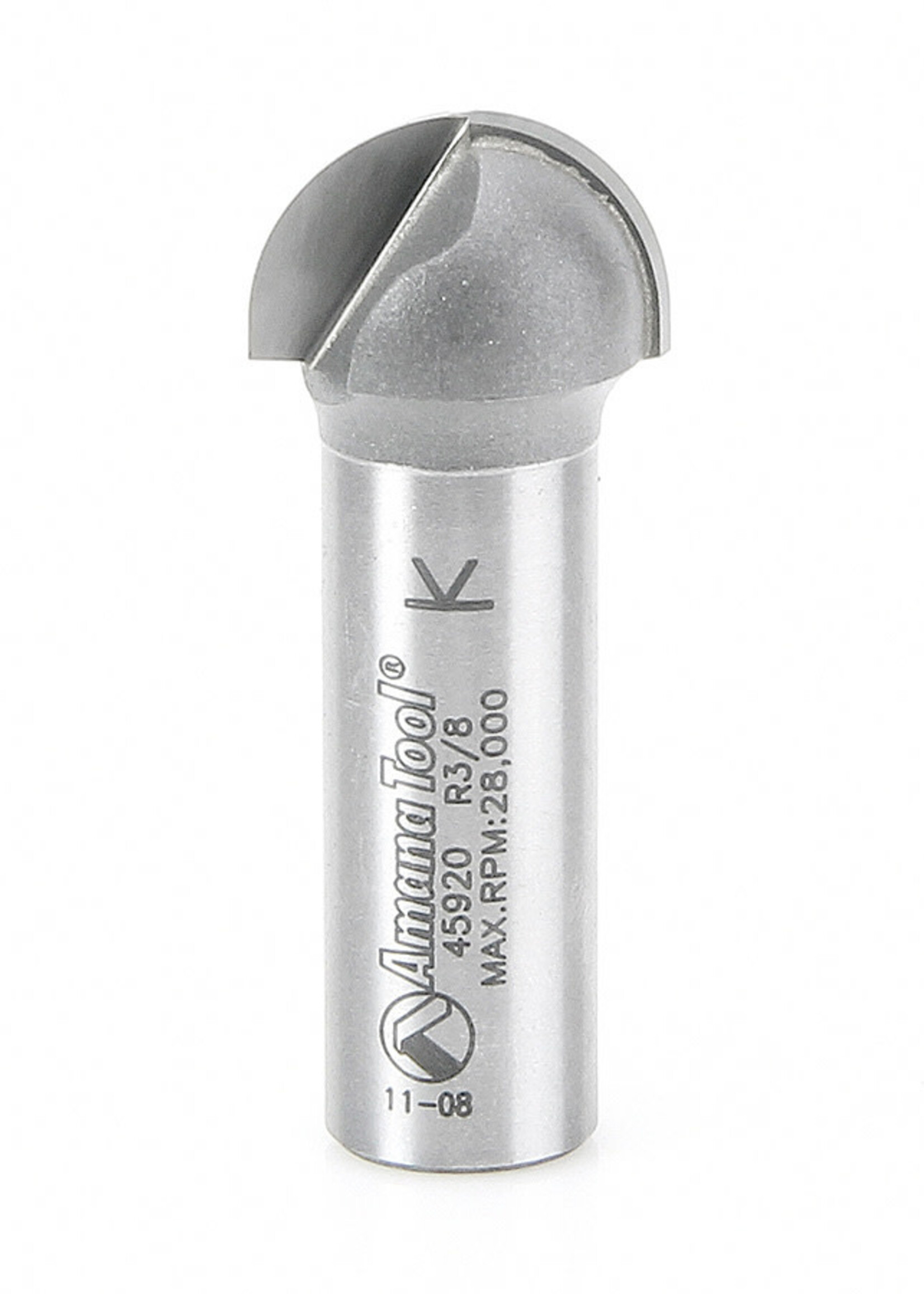 Amana Amana Carbide Tipped Core Box 3/8" Rad x 3/4" Dia x 7/16" x 1/2" Shank