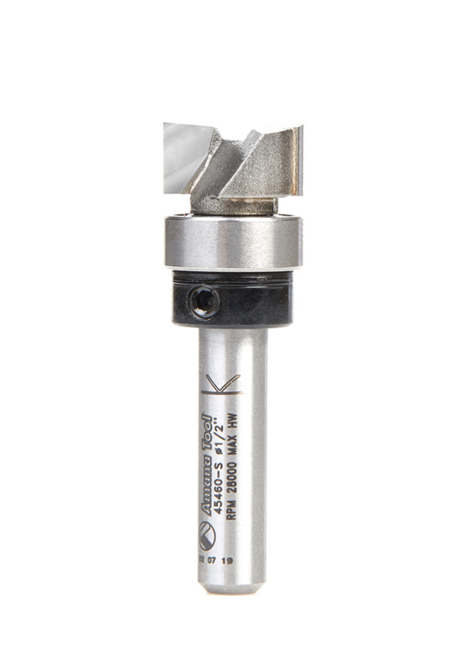 Amana Amana Carbide Tipped Flush Trim Plunge Template 1/2 Dia x 1/4 Inch x 1/4 Shank with Upper BB