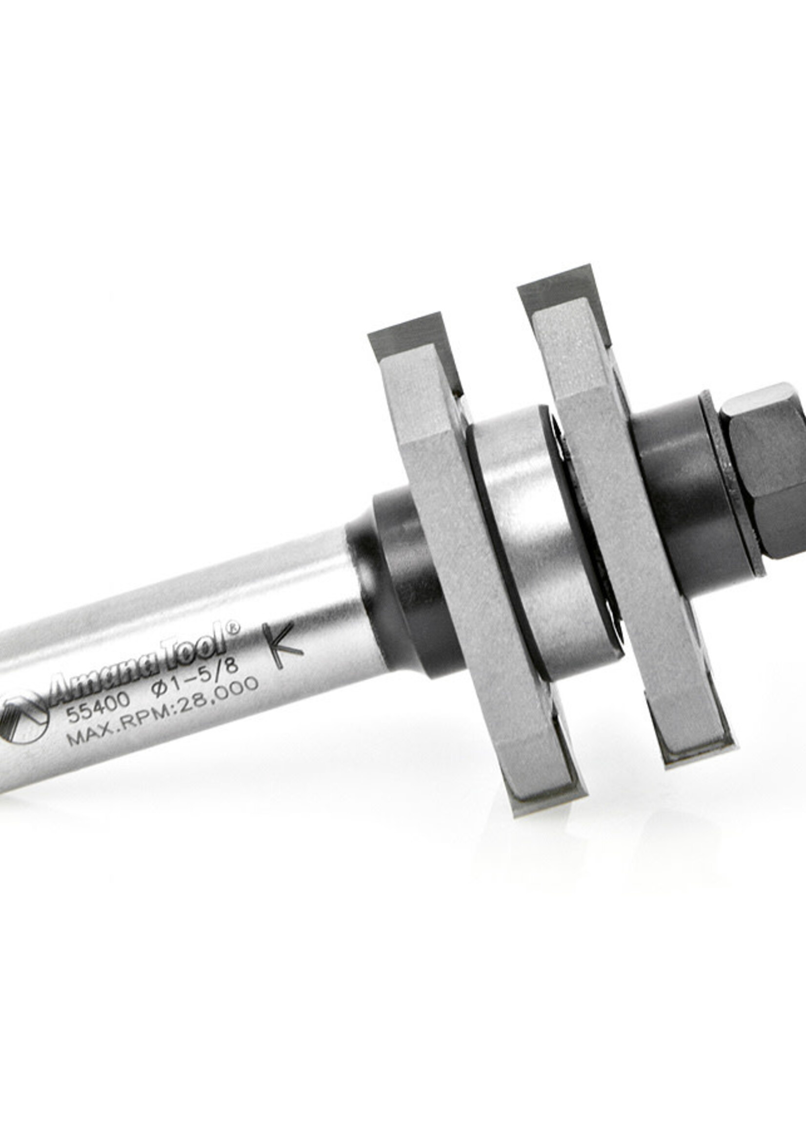 Amana Amana Carbide Tipped Tongue & Groove 3/8" Kerf x 1-5/8" Dia x 3/4" x 1/2" Shank Assembly for 1/2" to 3/4" Material