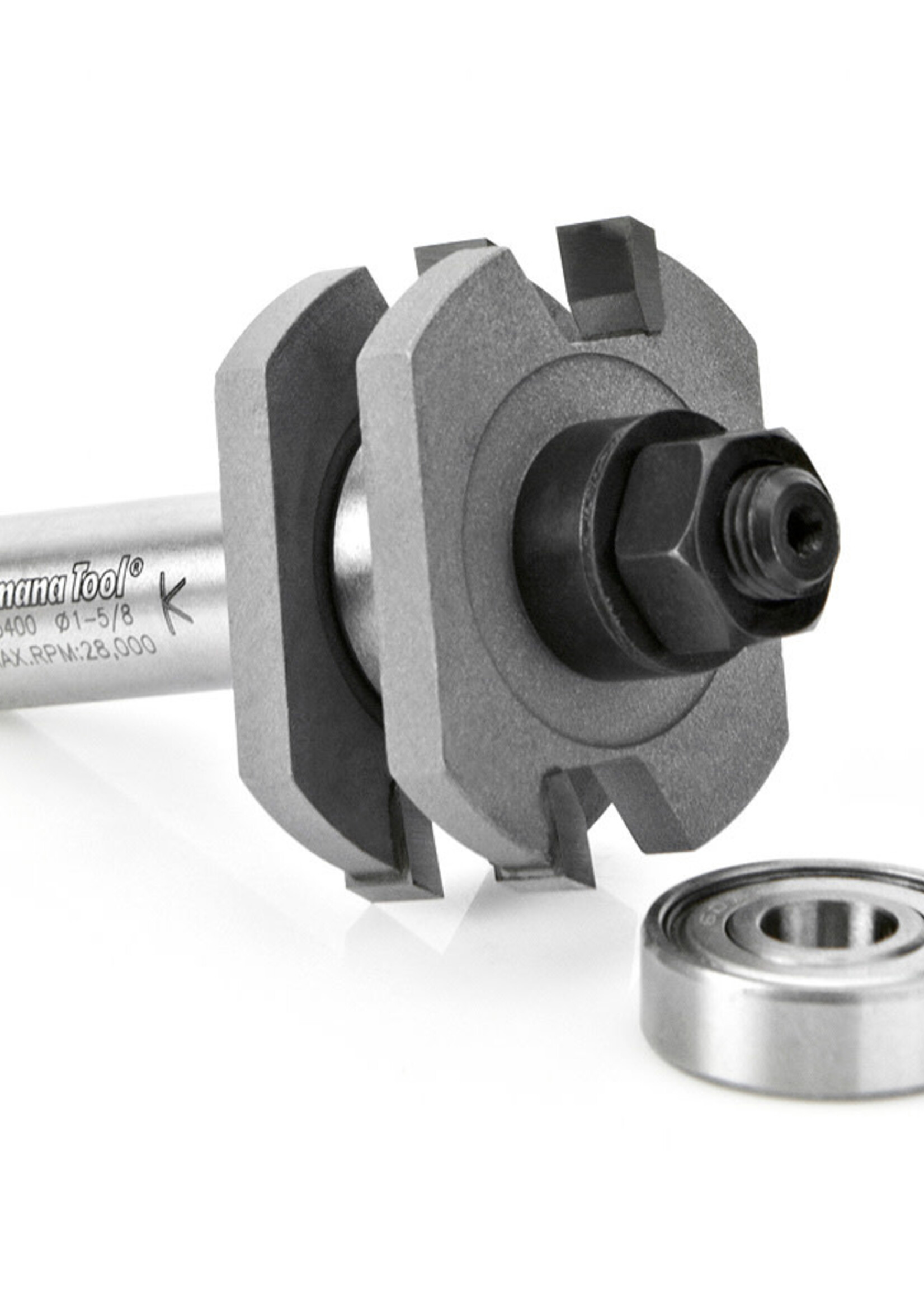 Amana Amana Carbide Tipped Tongue & Groove 3/8" Kerf x 1-5/8" Dia x 3/4" x 1/2" Shank Assembly for 1/2" to 3/4" Material