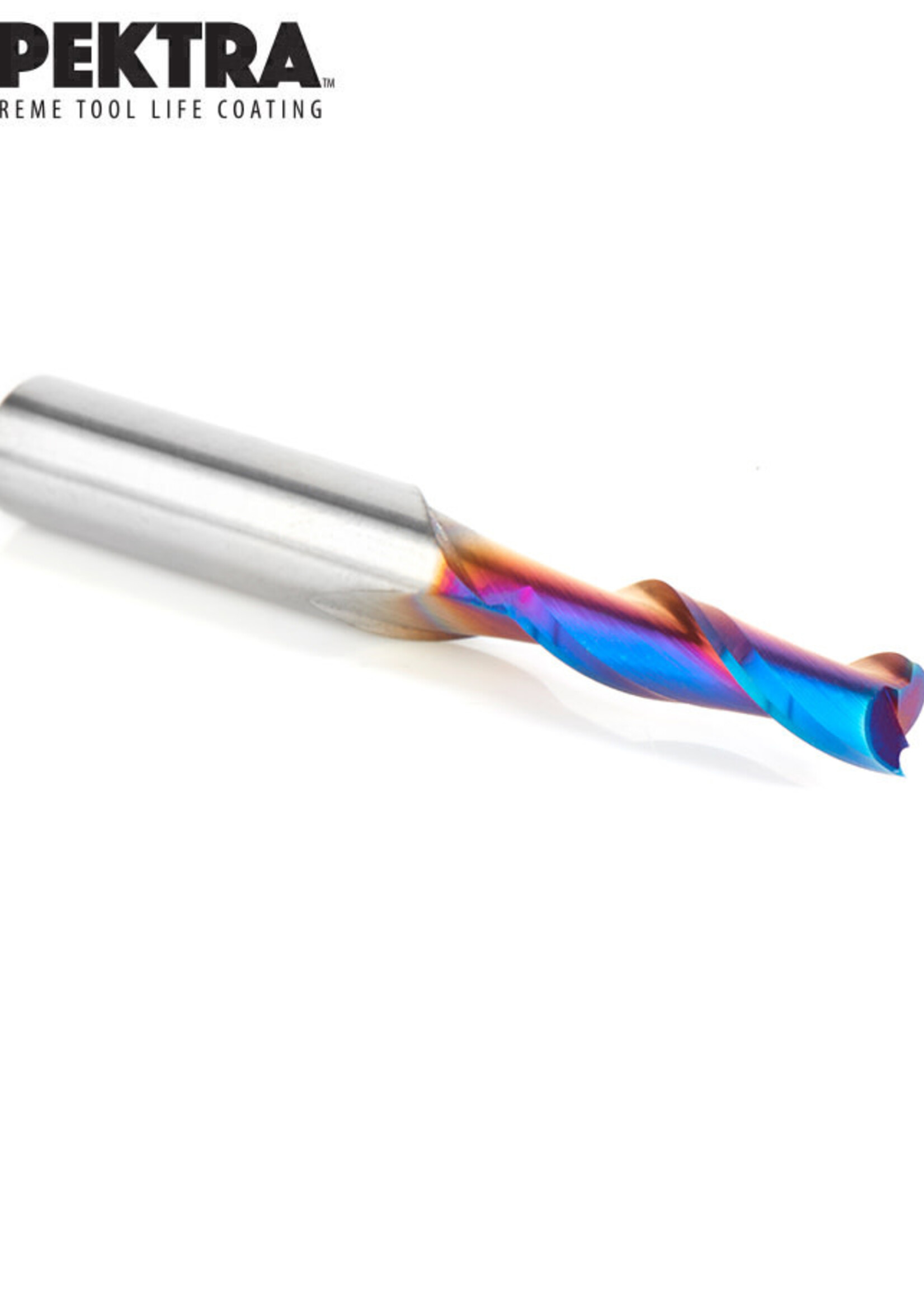 Amana Amana Spektra™ Extreme Tool Life Coated Spiral Plunge 3/16" Dia x 3/4" x 1/4" Shank Up-Cut