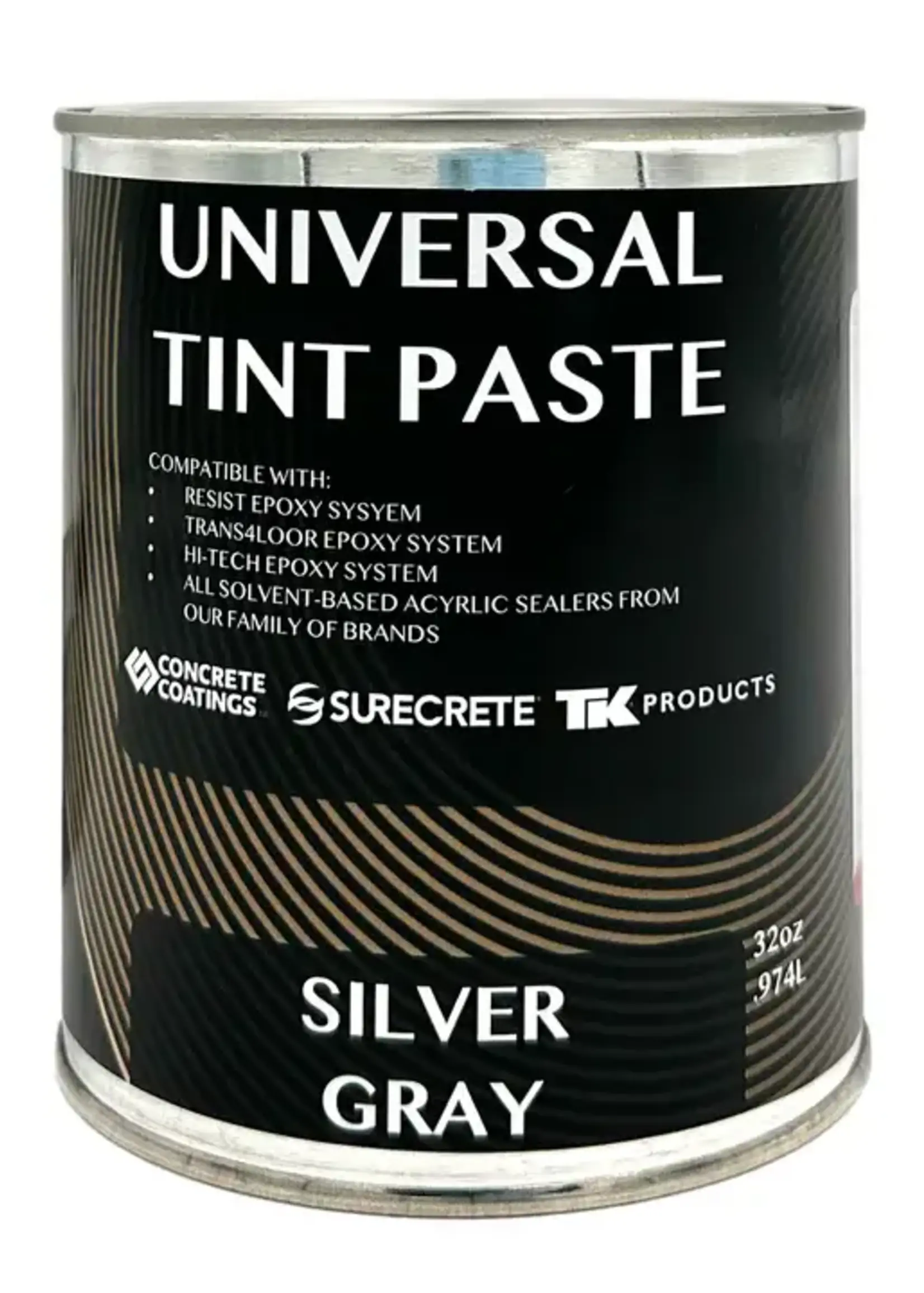 Surecrete Surecrete Universal Tint Paste 1 Qt - Silver Gray