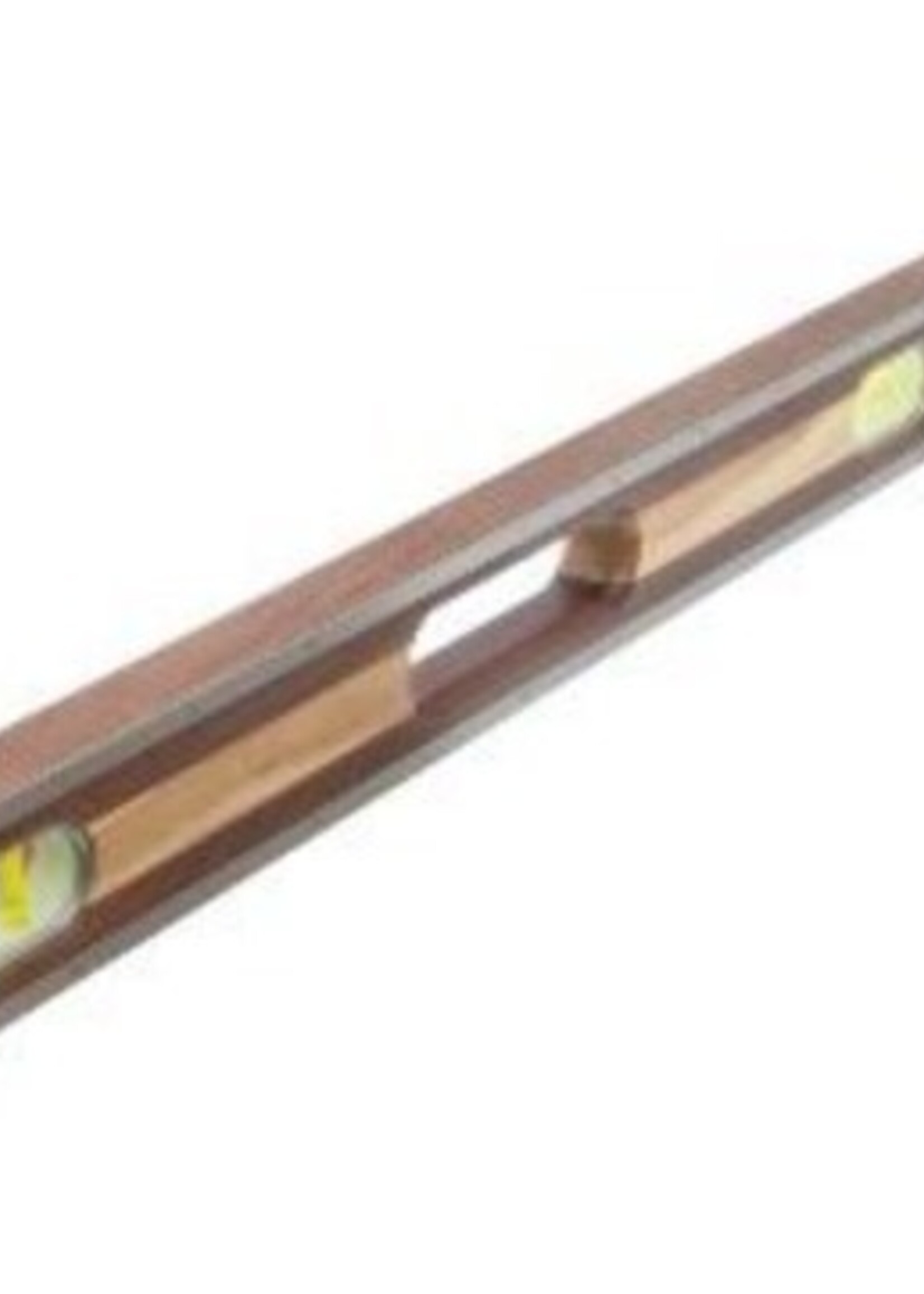 Crick Marshalltown 48" Crick 3 Piece Wood Level - Green Vials with Rubber Cushions