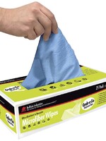 Buffalo Industries Buffalo Industries Microfiber Cleaning Cloths - Blue 12" x 12" 25Pk Dispenser Box