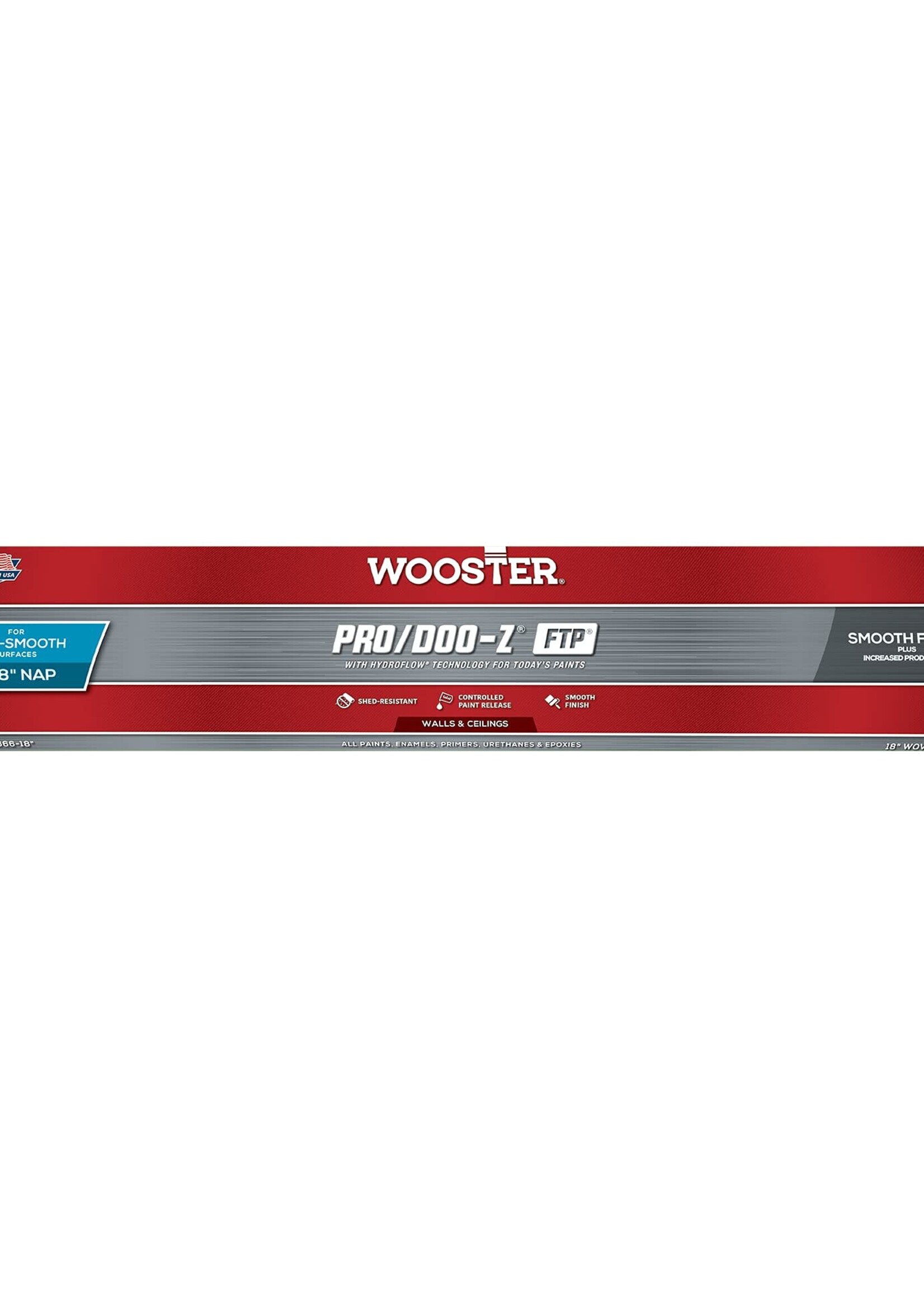 Wooster Wooster 18" Pro/Doo-Z FTP Roller Cover 3/8" Nap