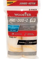 Wooster Wooster 4 1/2" Pro/Doo-Z FTP Jumbo-Koter Closed End 3/8" Nap - 2/Pack