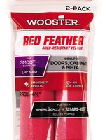 Wooster Wooster 4 1/2" Red Feather Jumbo-Koter Closed End 1/4" Nap - 2/Pack