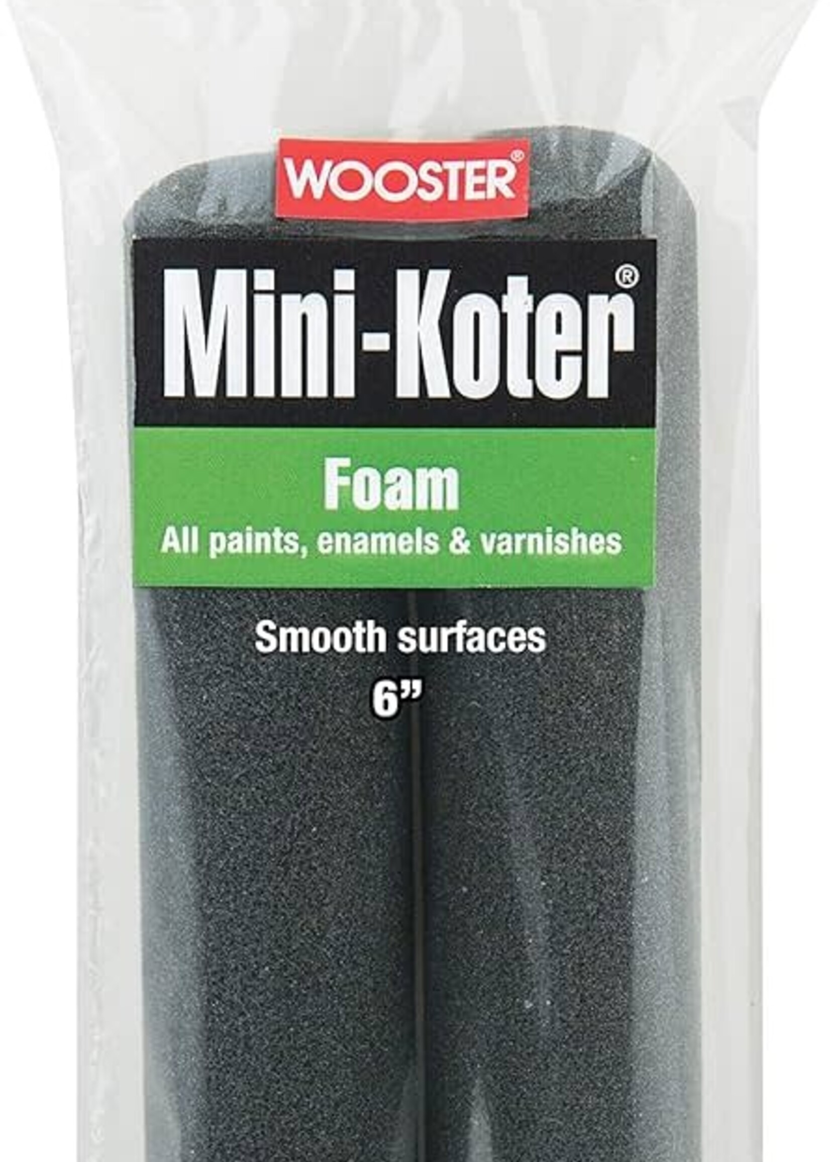 Wooster Wooster 6" Mini-Koter Foam Roller Cover - 2/Pack