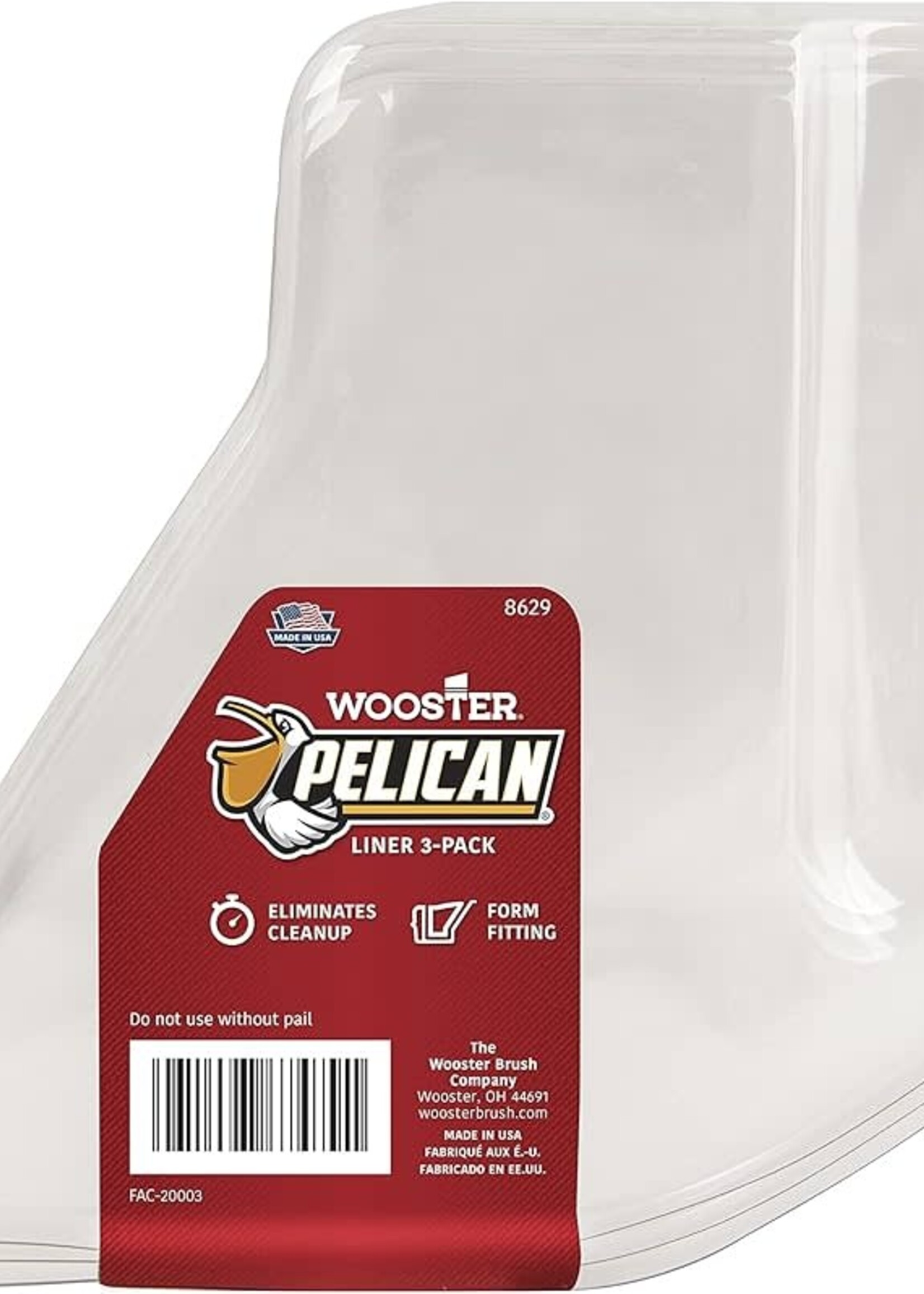 Wooster Wooster Pelican Pail Liner - 3/Pack