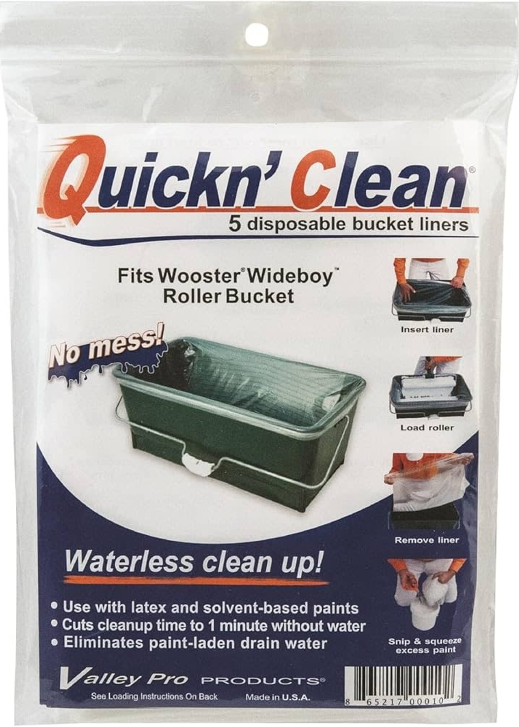 Wooster Wooster Quickn' Clean Wide Boy Bucket Liner - 5/Pack