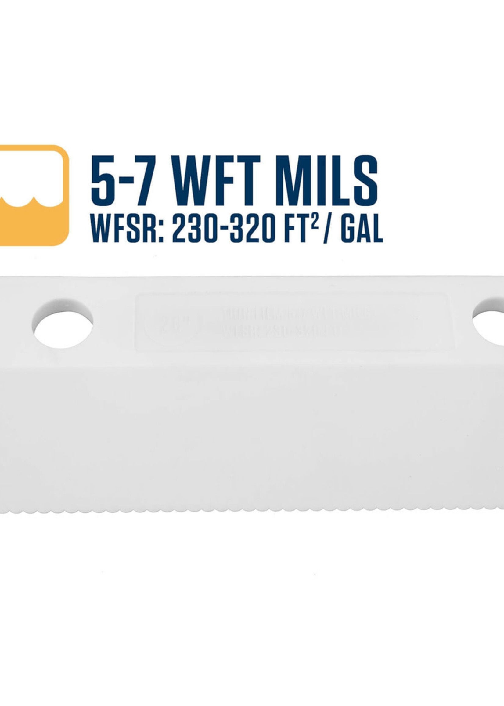 Midwest Rake Midwest Rake 18" EasySqueegee® with 5-7 WFT Mils Scalloped Blade
