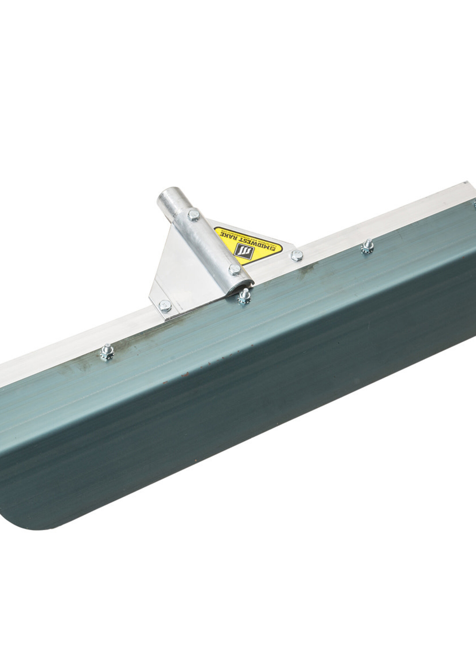 Midwest Rake Midwest Rake 24" Round Edge Flexible Blade Smoother/Scraper with Threaded Handle Adapter