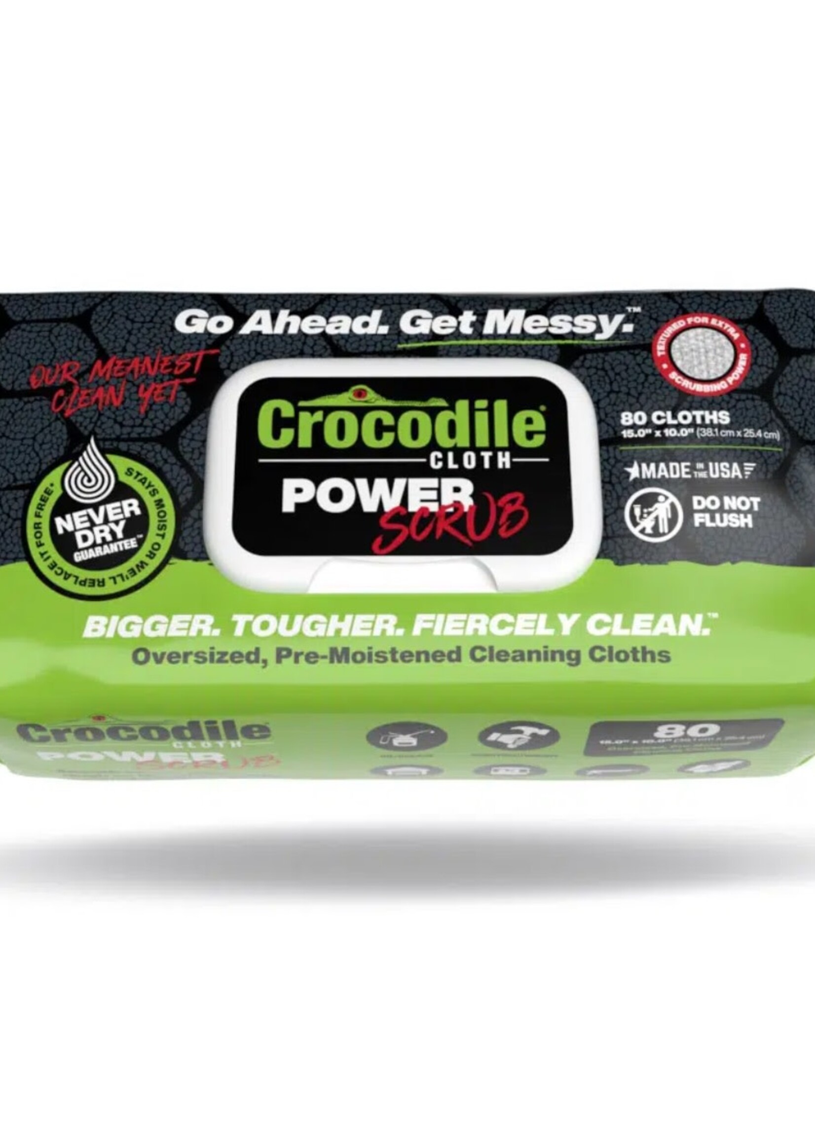 Crocodile Cloth Crocodile Cloth Power Scrub - 80 Count