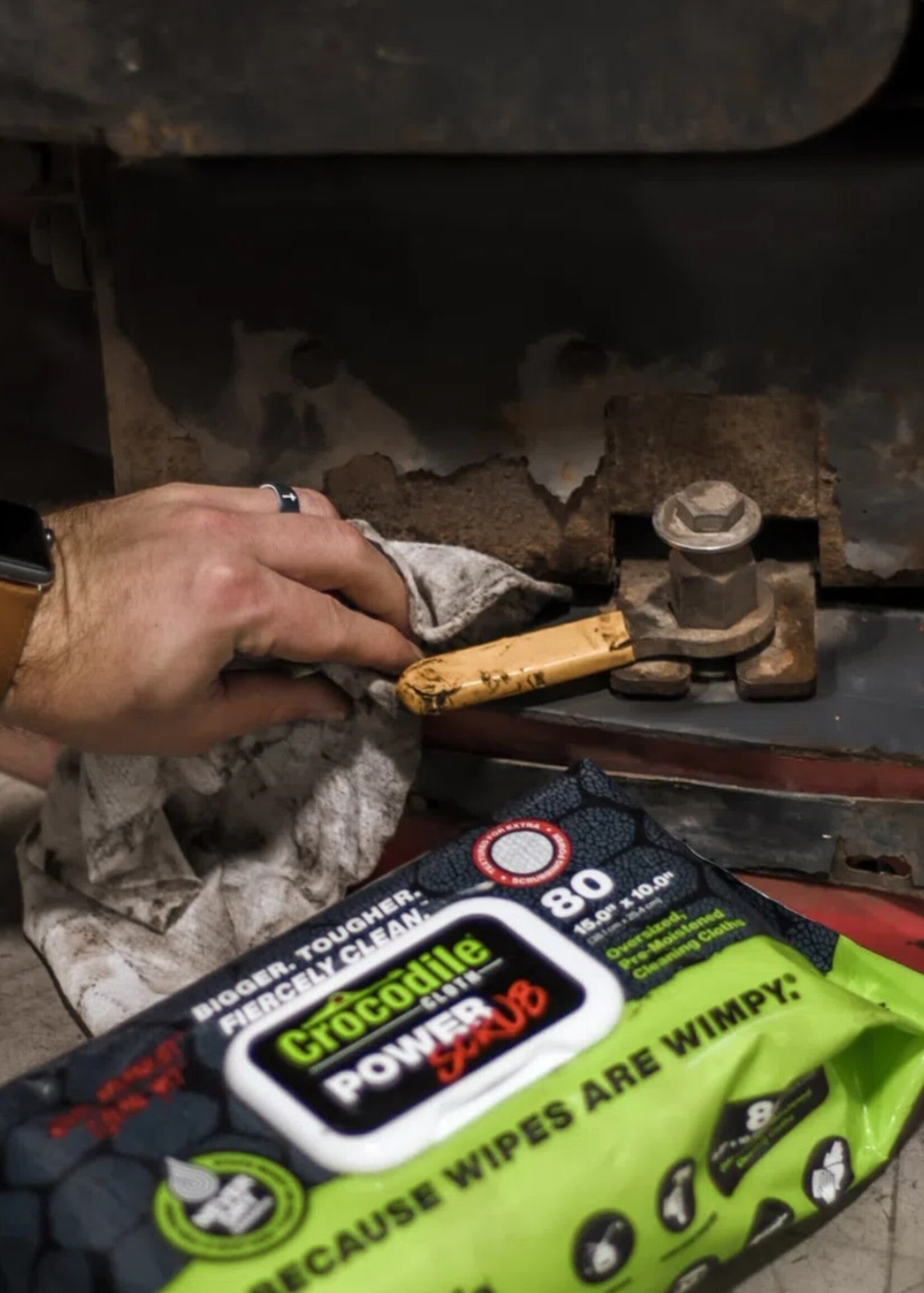 Crocodile Cloth Crocodile Cloth Power Scrub - 80 Count