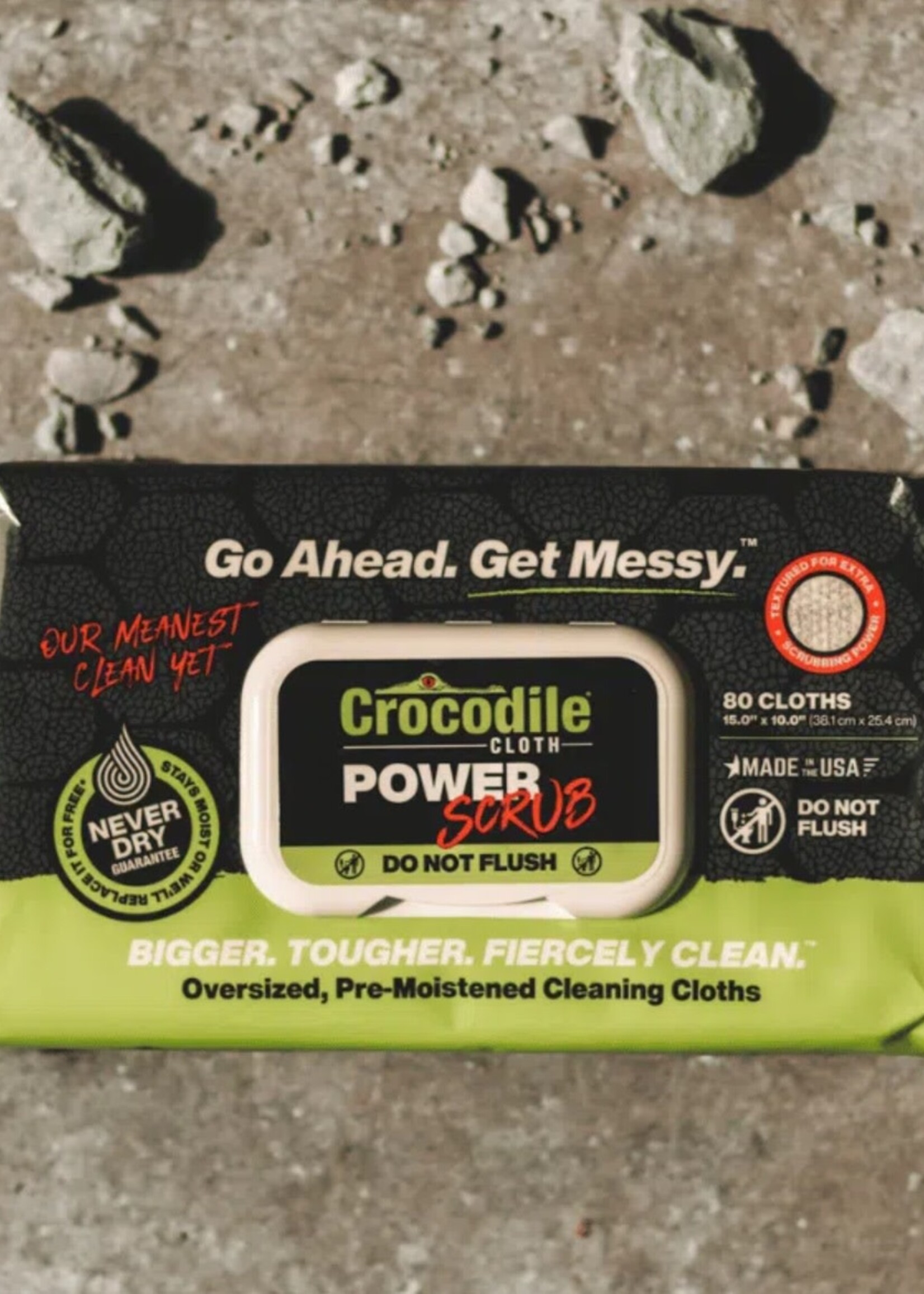 Crocodile Cloth Crocodile Cloth Power Scrub - 80 Count