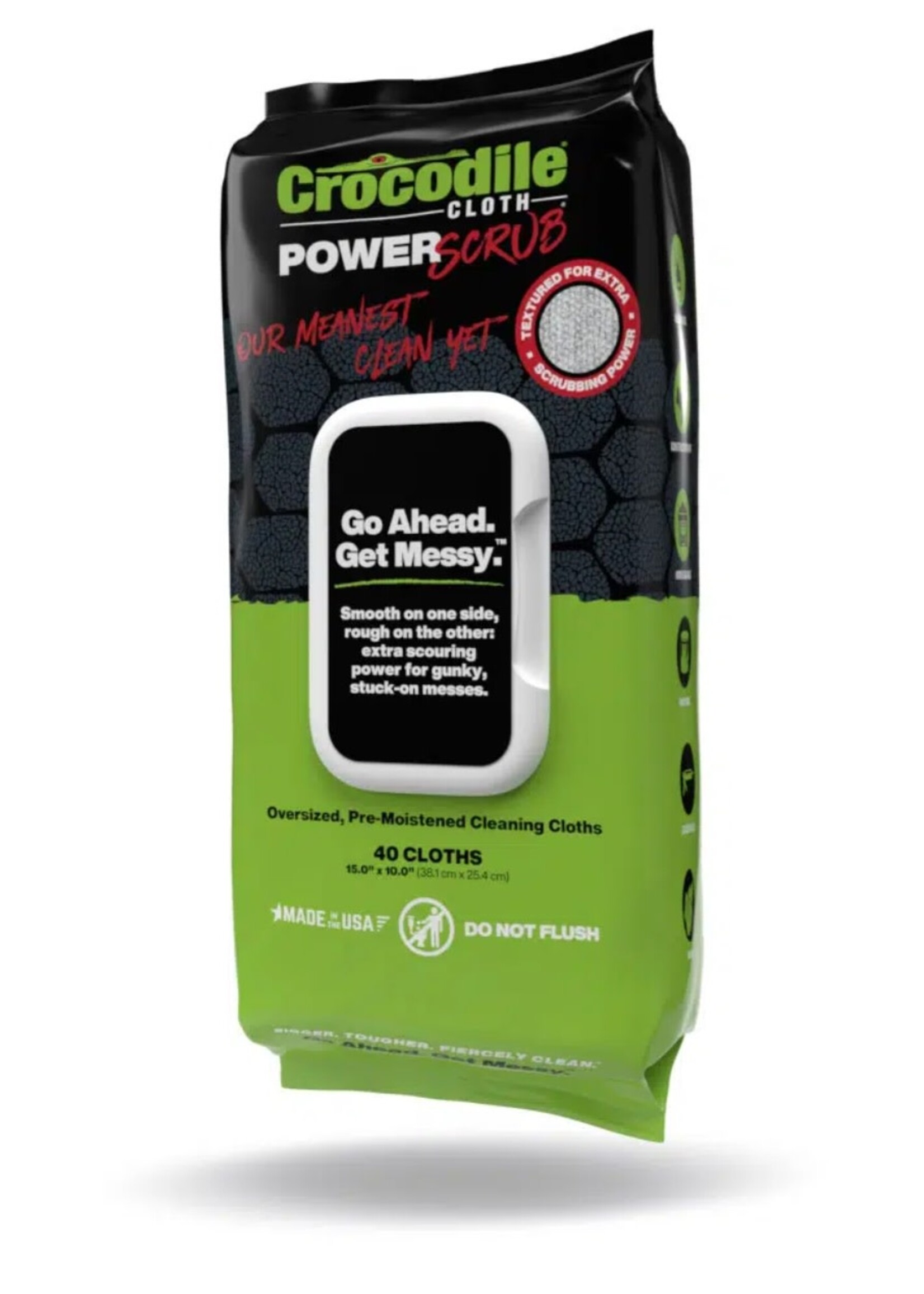 Crocodile Cloth Crocodile Cloth Power Scrub - 40 Count