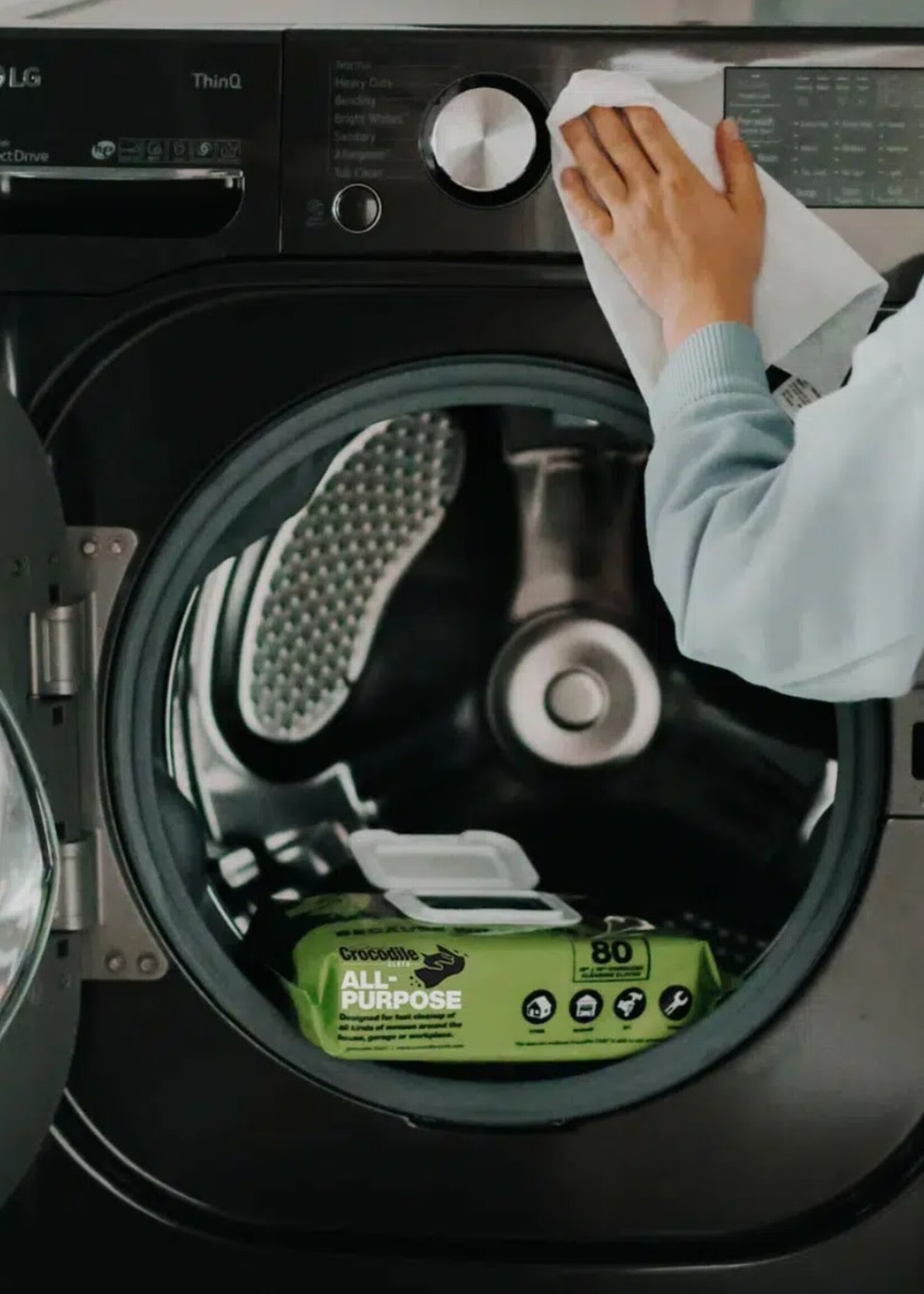 Crocodile Cloth Crocodile Cloth All Purpose Biodegradable - 80 Count