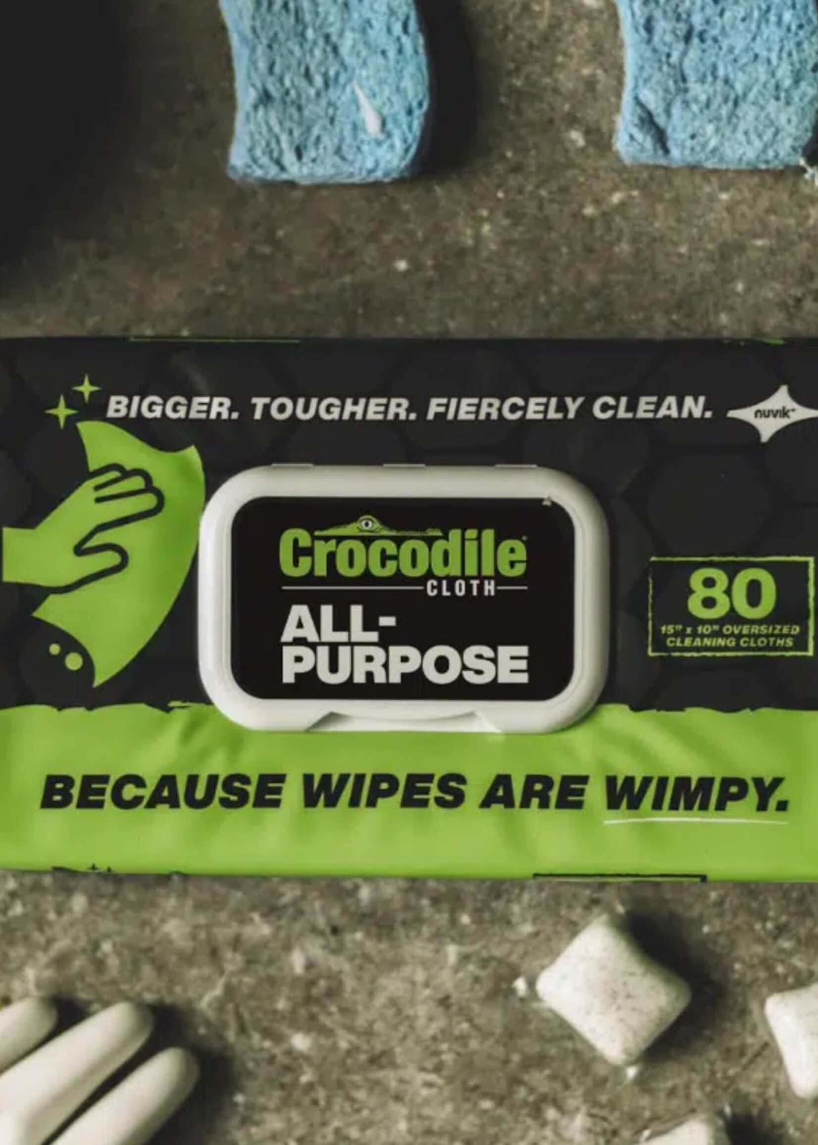 Crocodile Cloth Crocodile Cloth All Purpose Biodegradable - 80 Count