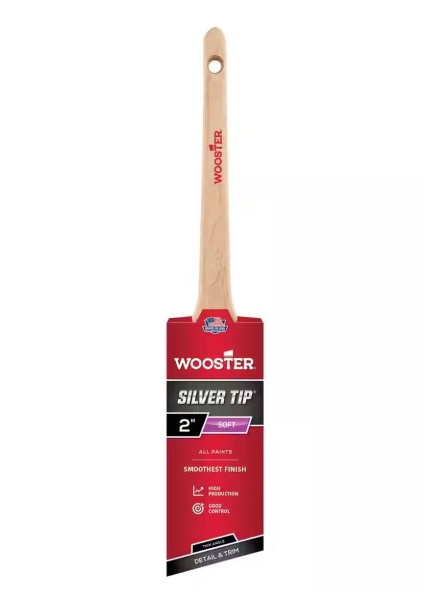 Wooster Wooster 2" Silver Tip Soft Thin Angle Brush