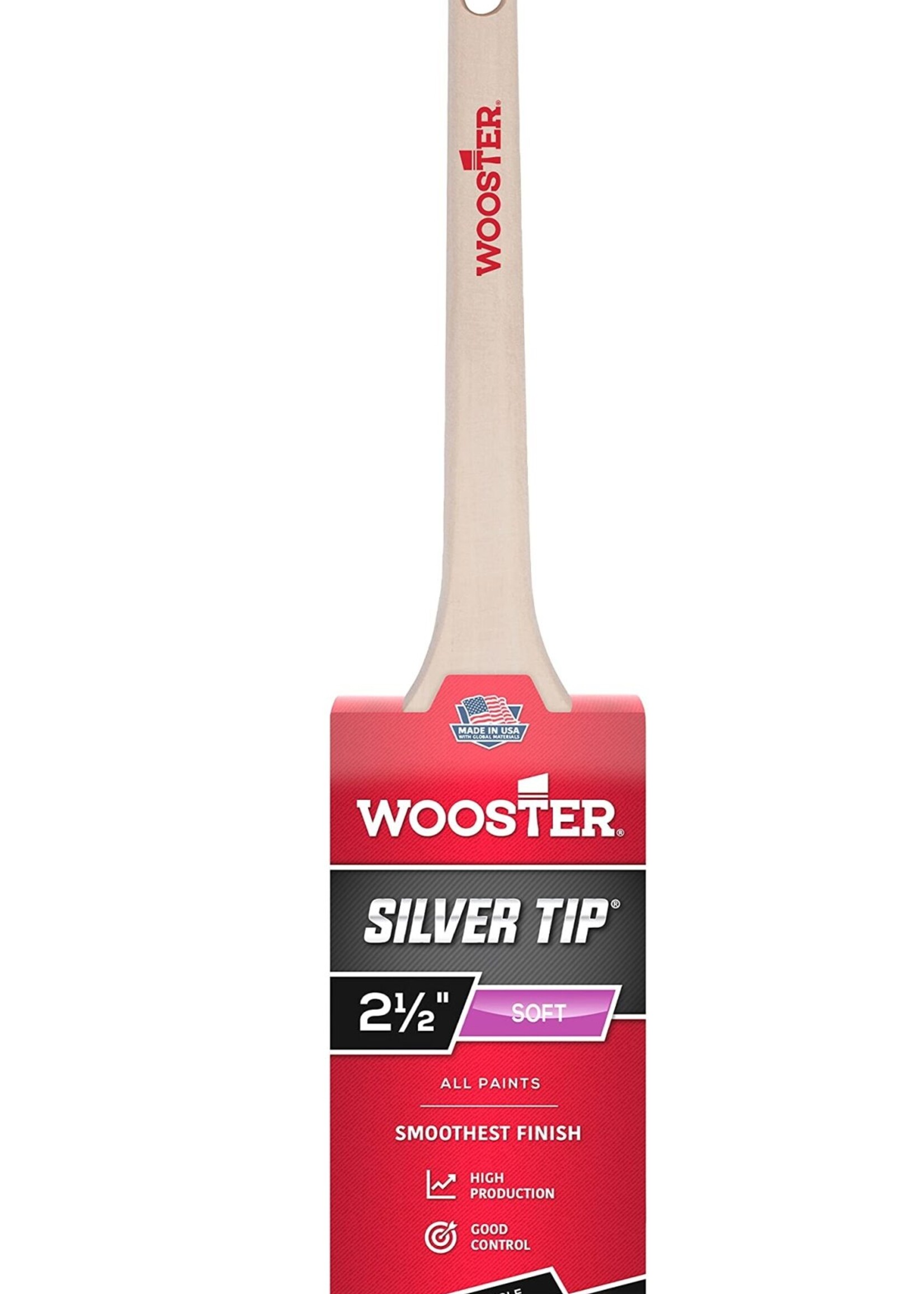 Wooster Wooster 2 1/2" Silver Tip Soft Thin Angle Brush
