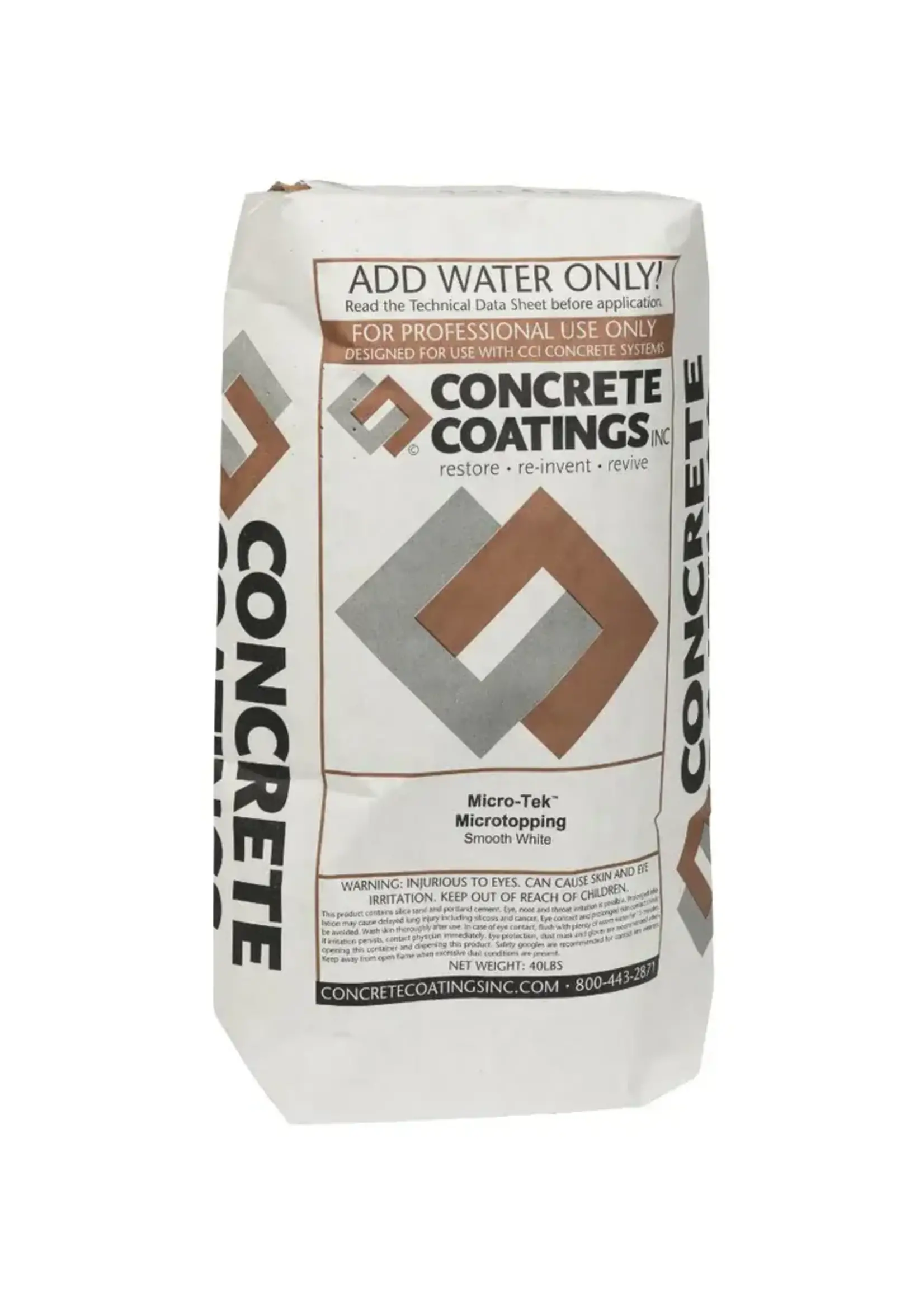 Surecrete Surecrete Microtek Smooth Coat Micro-Topping Overlay - White 40# Bag