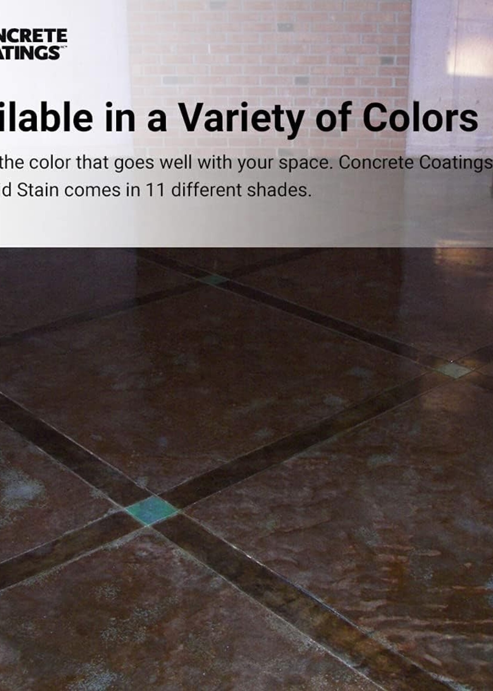 Surecrete Surecrete Vivid Acid Stain 1 Gal - Walnut