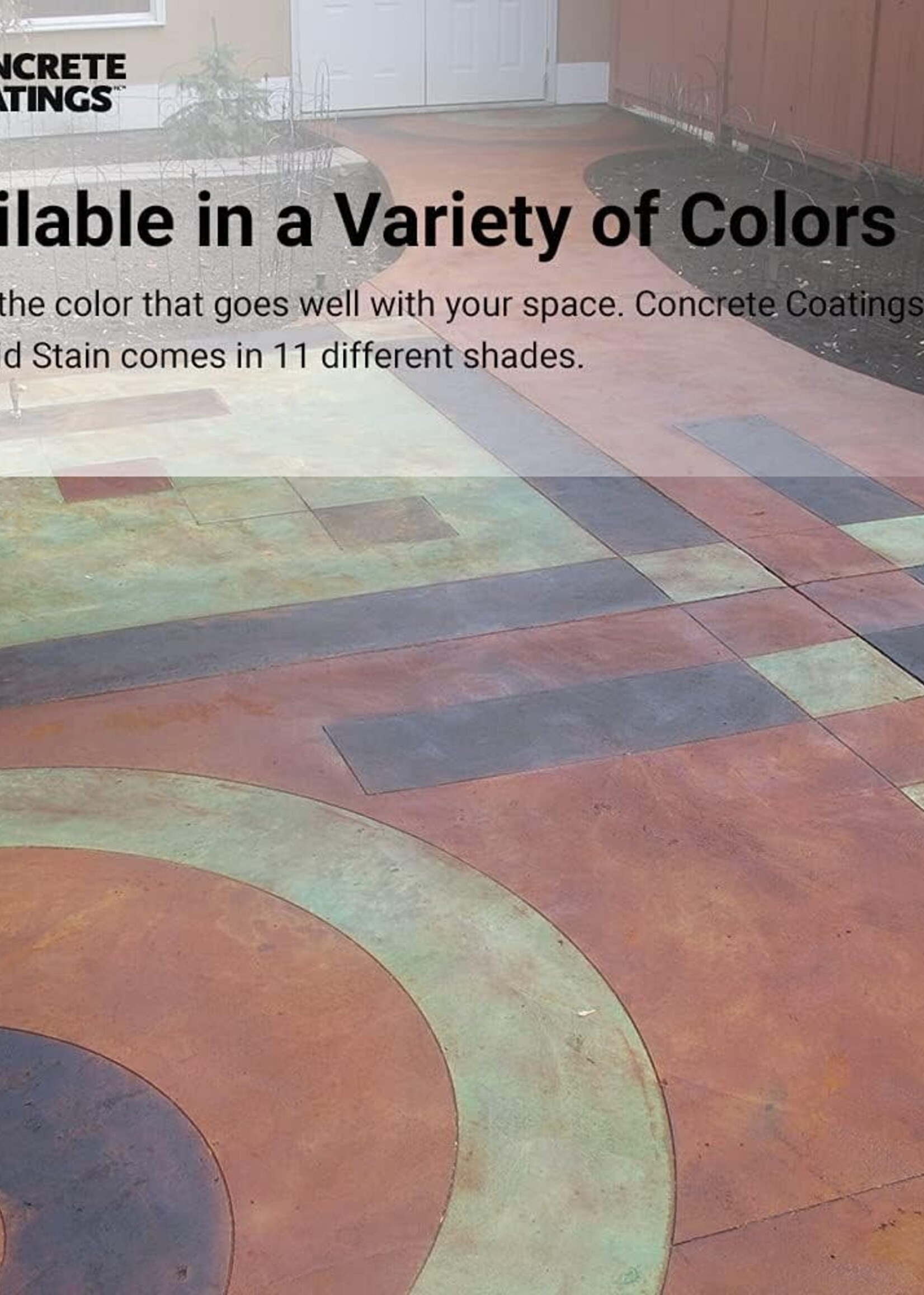 Surecrete Surecrete Vivid Acid Stain 1 Gal - Ebony