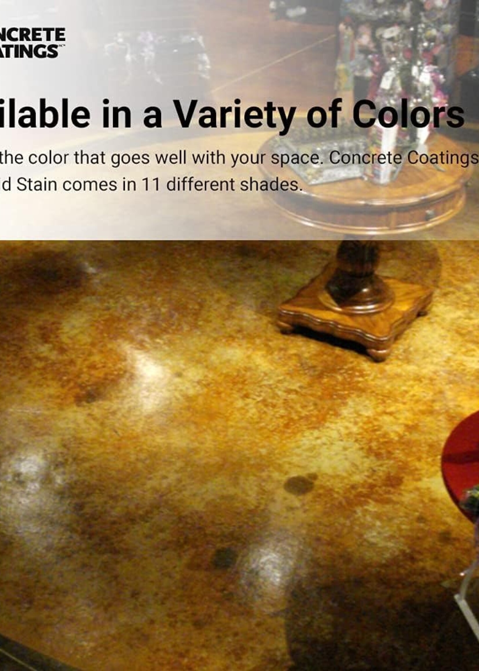 Surecrete Surecrete Vivid Acid Stain 1 Gal - Amber