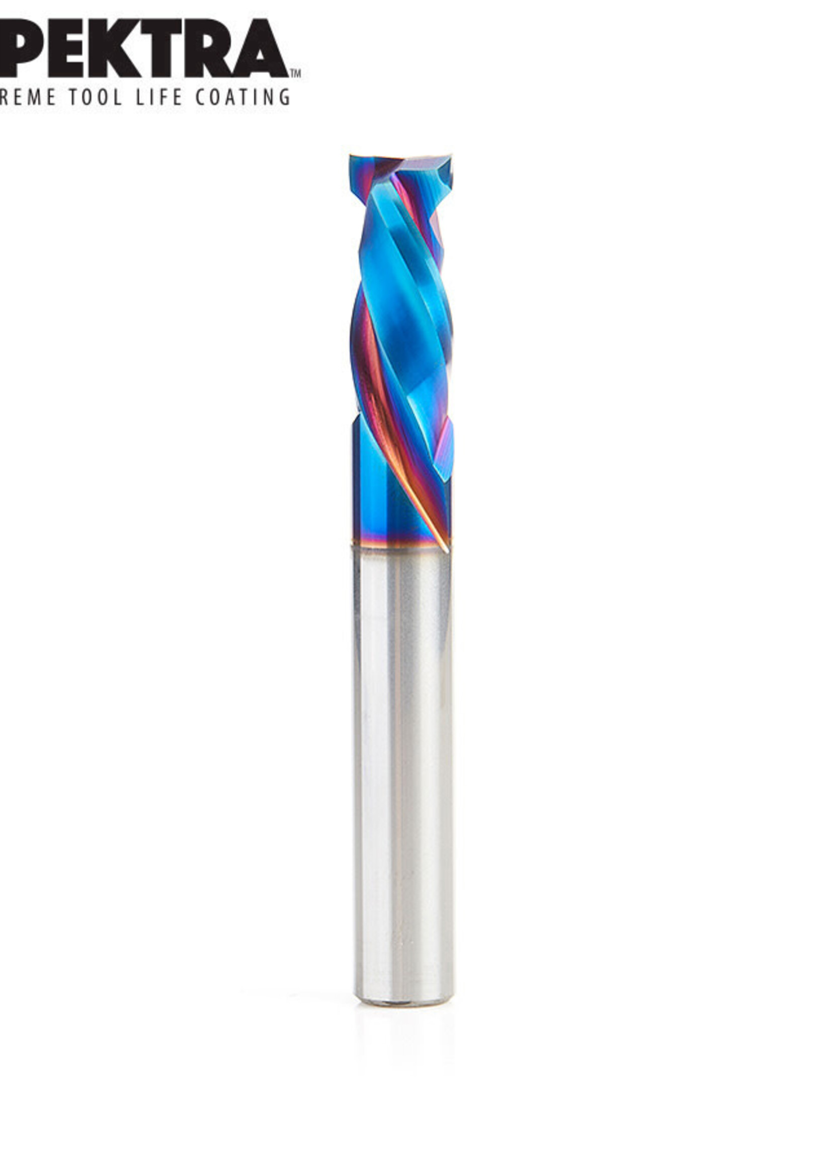 Amana Amana Spektra™ Extreme Tool Life Coated Mortise Compression Spiral 3/8 Dia x 7/8 Inch x 3/8 Shank