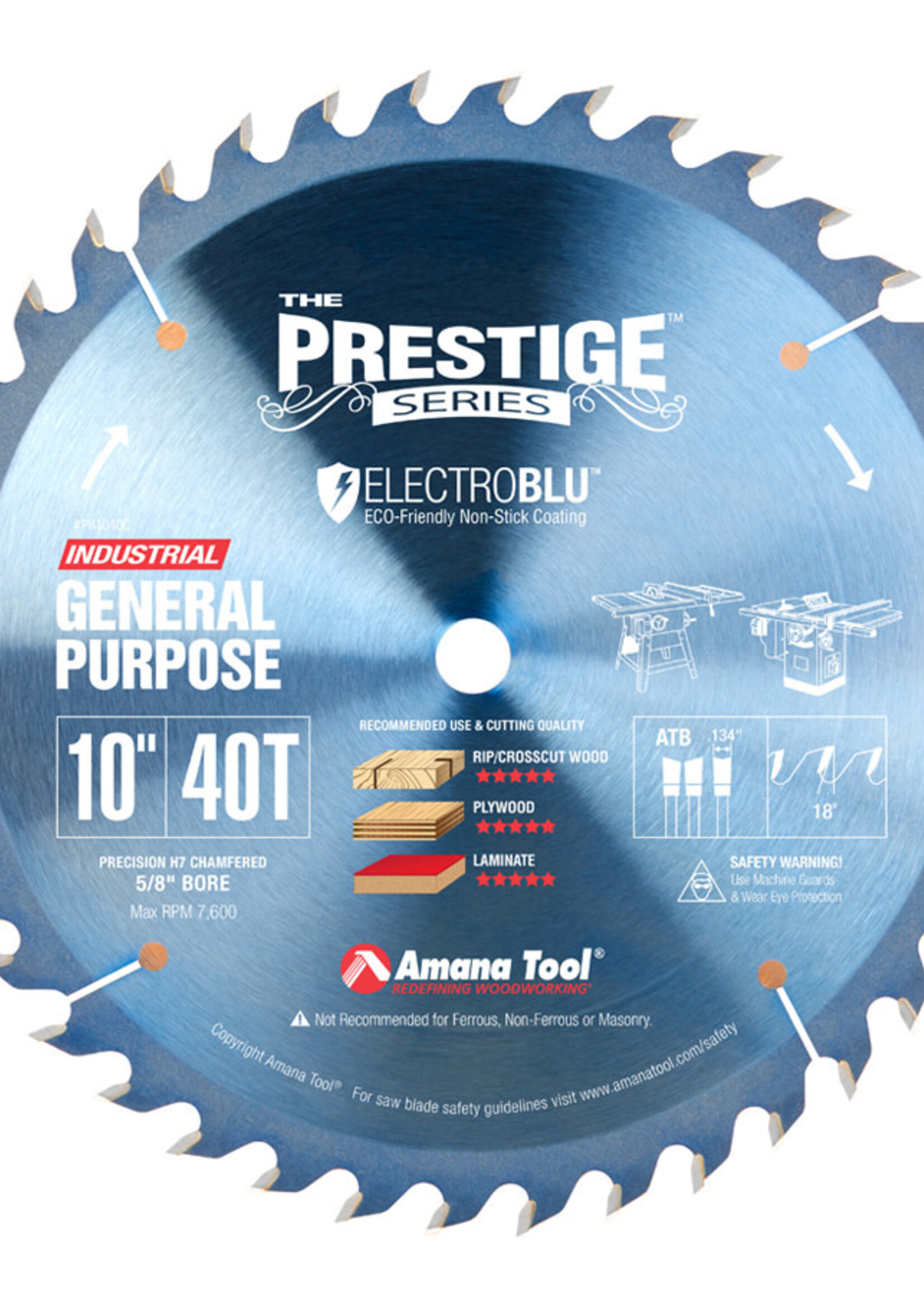 Amana Amana Prestige® General Purpose 10 Inch Dia 40T
