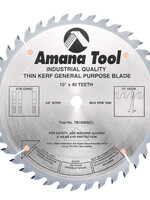 Amana Amana Thin Kerf General Purpose 10 Inch Dia x 40T