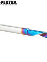 Amana Amana Spektra™ Extreme Tool Life Coated Spiral 'O' Flute, Plastic Cutting 1/4 Dia x 3/4 x 1/4 Inch Shank Down-Cut Router Bit