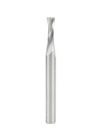 Amana Amana Spiral Double 'O' Flute, Plastic Cutting 3/16 Dia x 5/8 x 1/4 Shank x 2-1/2 Inch Long Up-Cut Router Bit