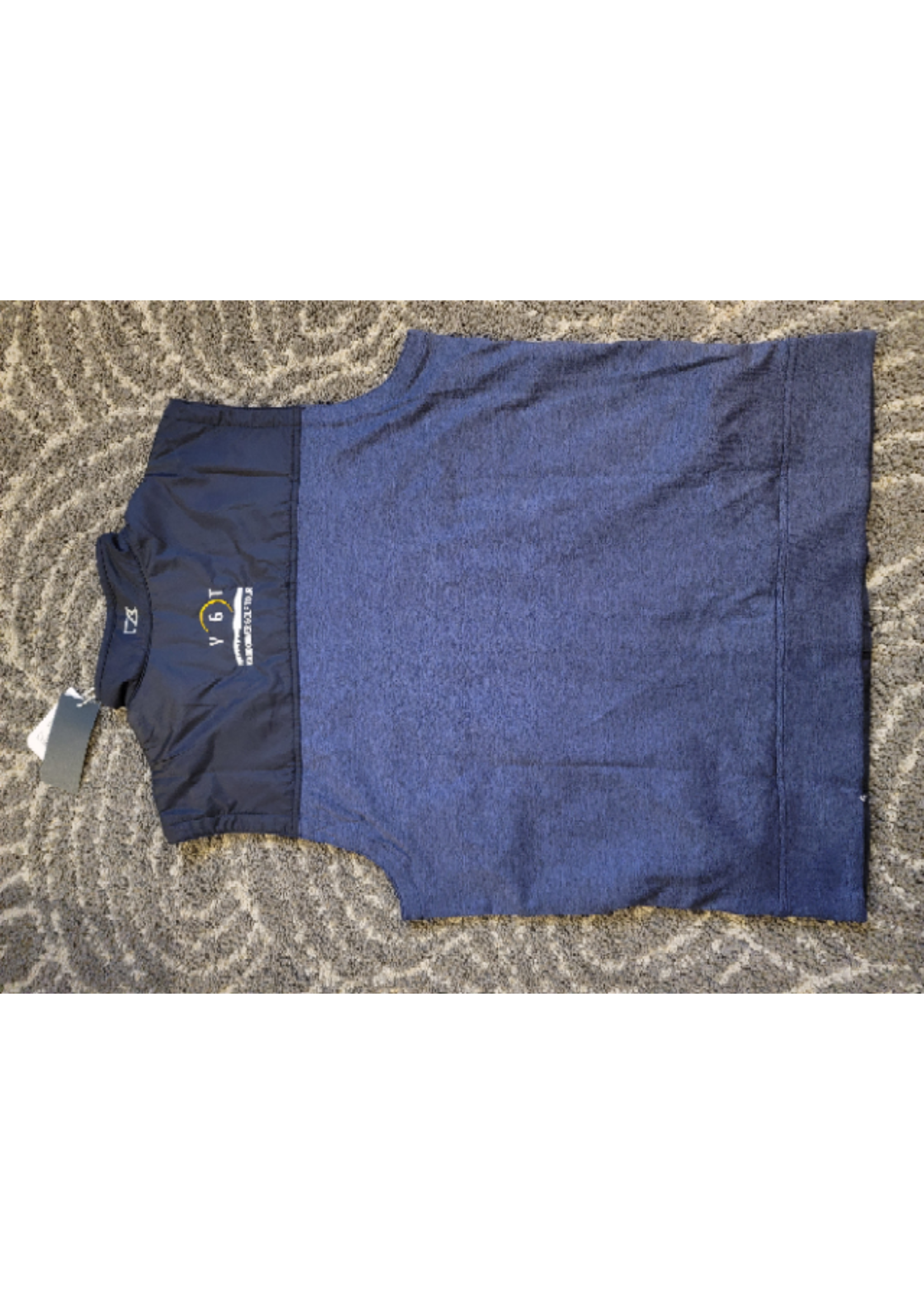 Cutter & Buck Cutter Buck Vancouver Open Mens Stealth Hybrid Quilted Vest