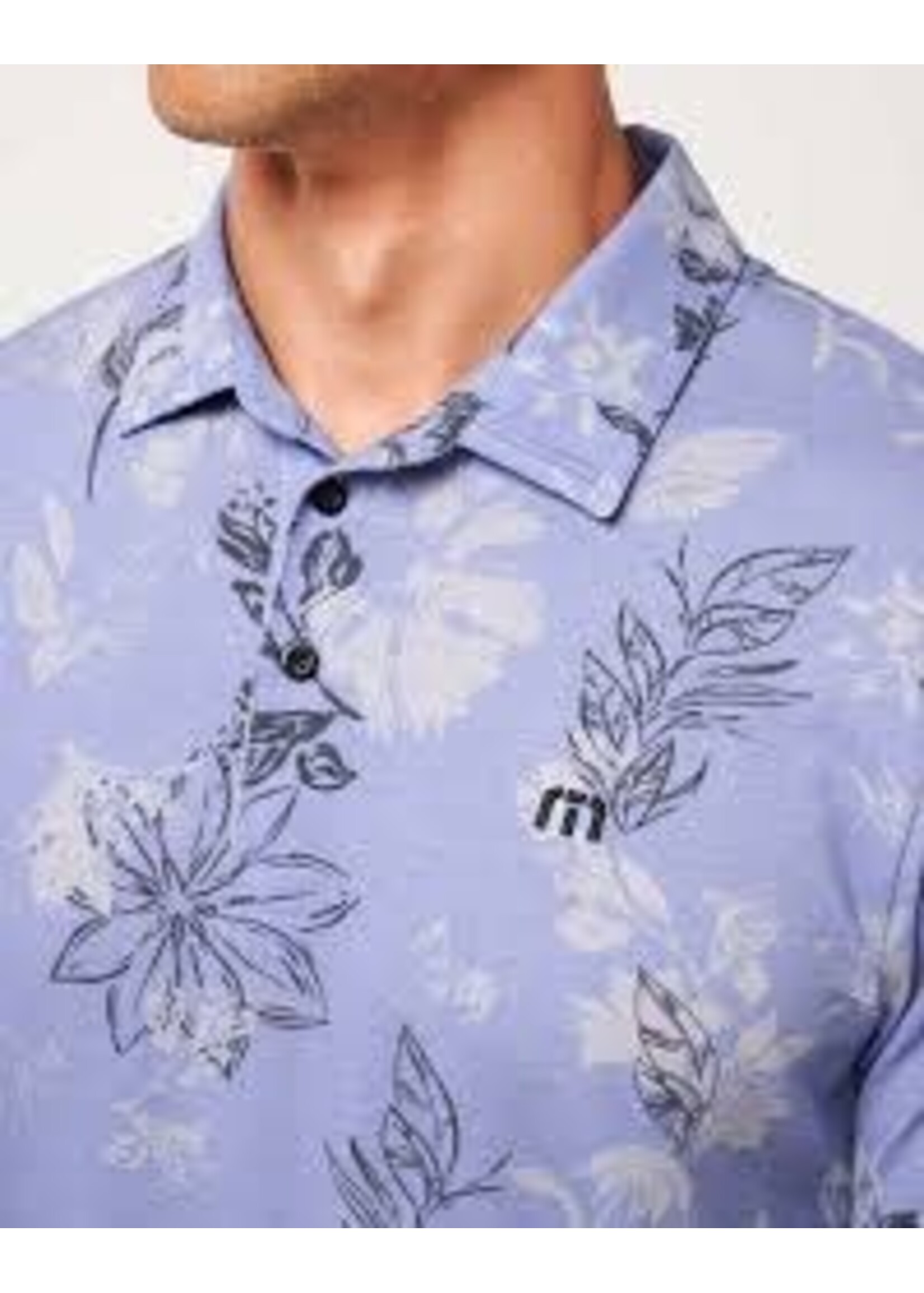 Travis Mathew TRAVIS MATHEW GOOD GOOD CS POLO  - HEATHER VIOLET  STORM