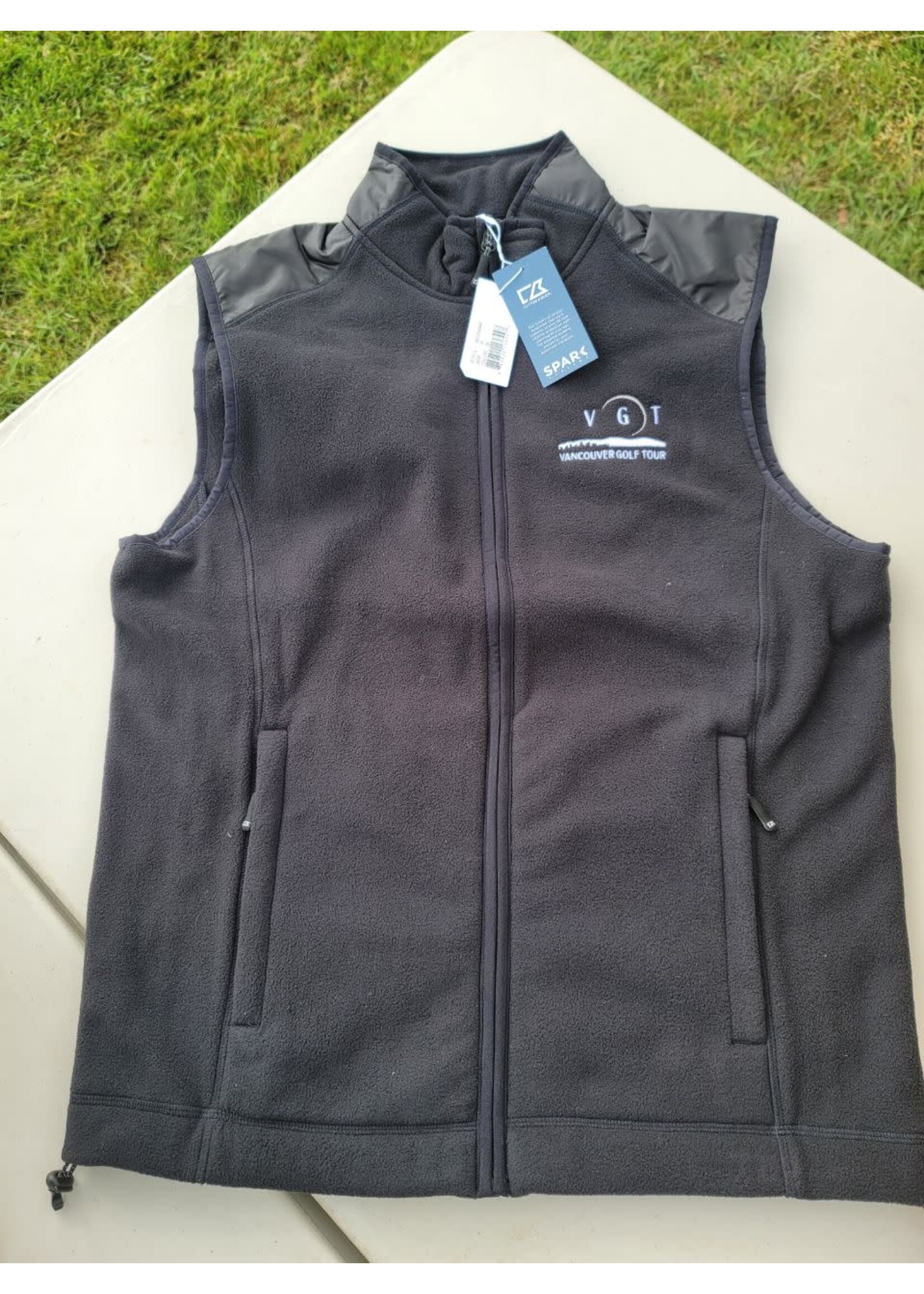 Cutter & Buck Cutter & Buck Cedar Park Men's Full Zip Vest (VGT logo)