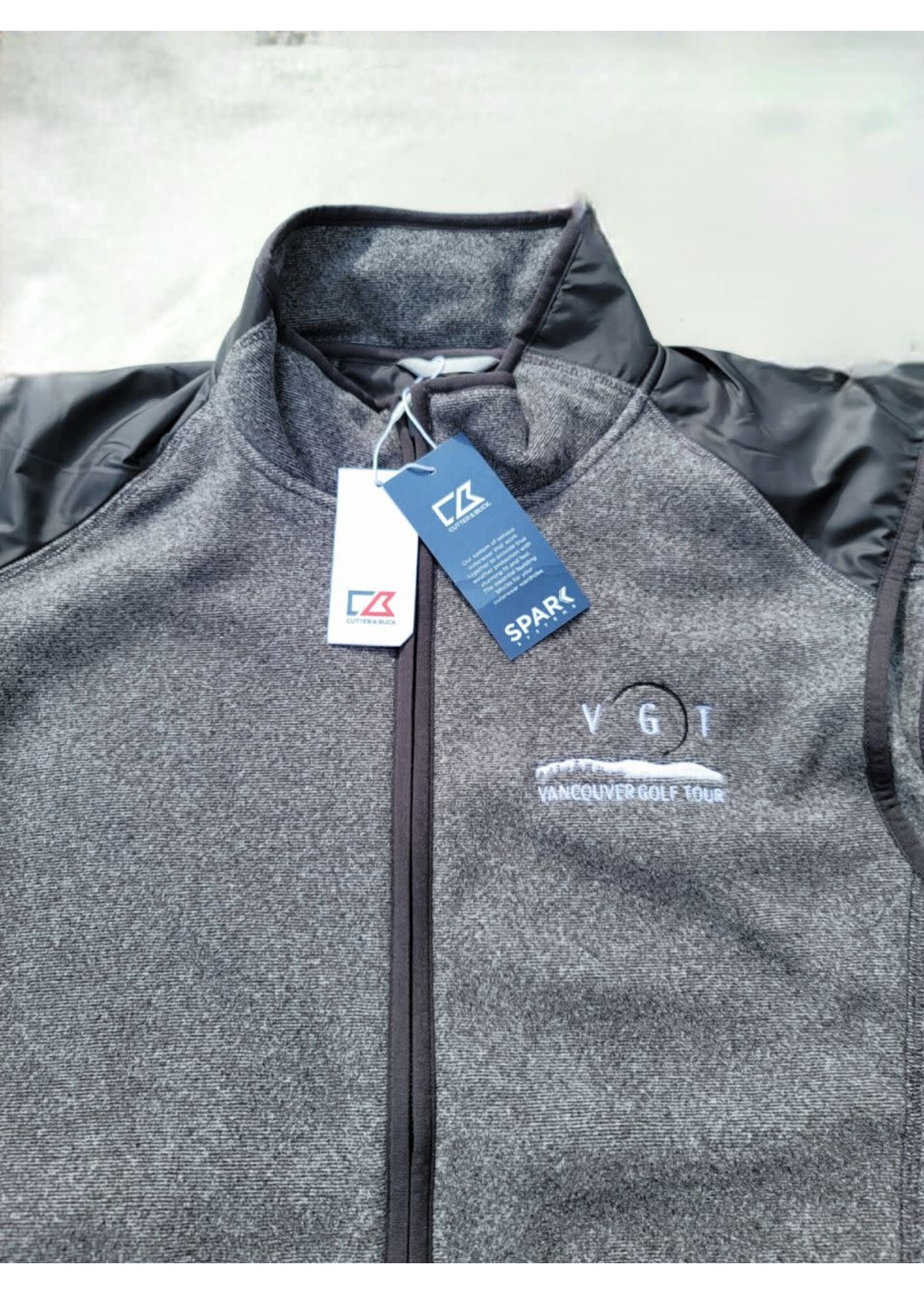 Cutter & Buck Cutter & Buck Cedar Park Men's Full Zip Vest (VGT logo)